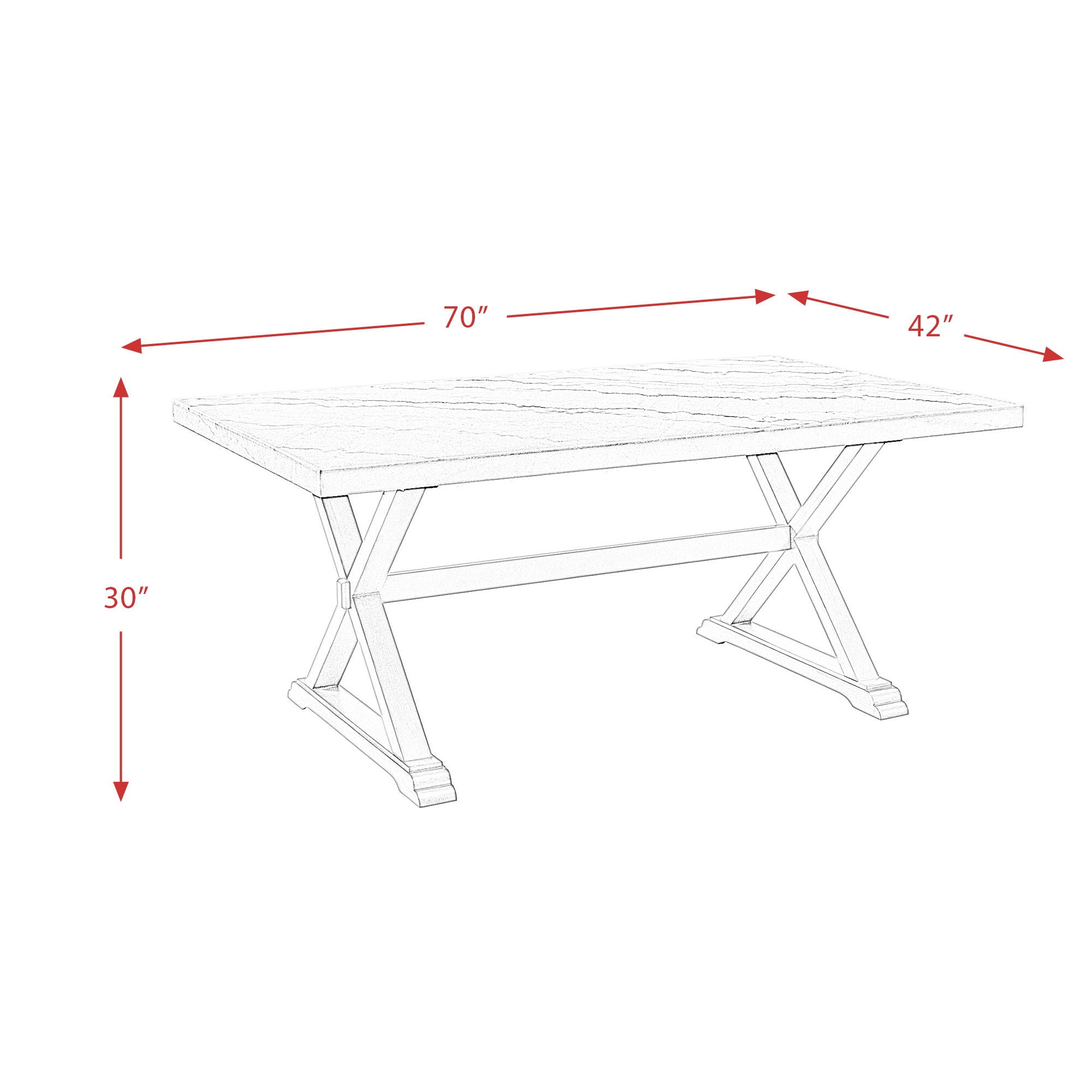 Lexi - 5 Piece Dining Set (Table And Four Chairs) - White
