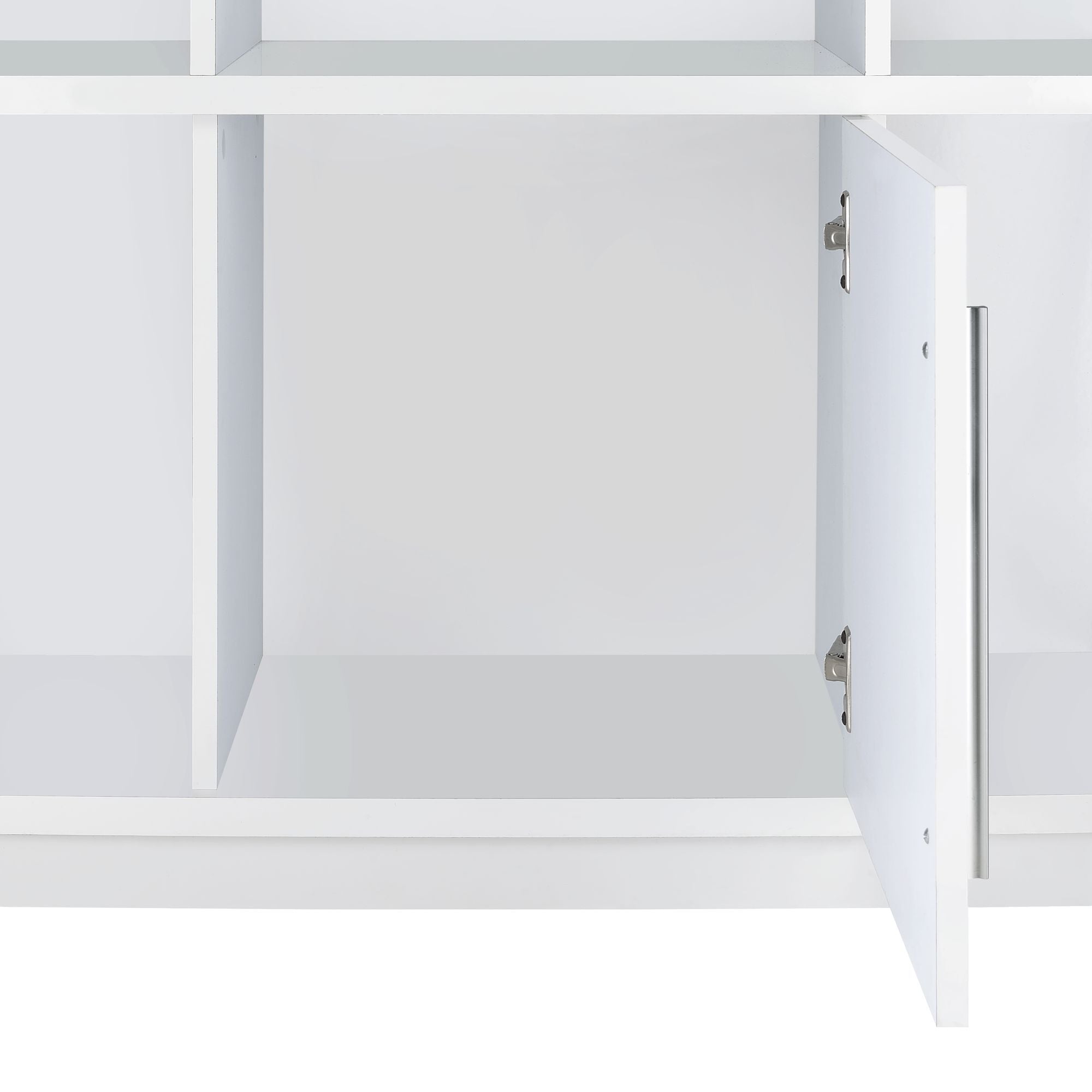 Wendolyn - Wine Cabinet With Light - Glossy White