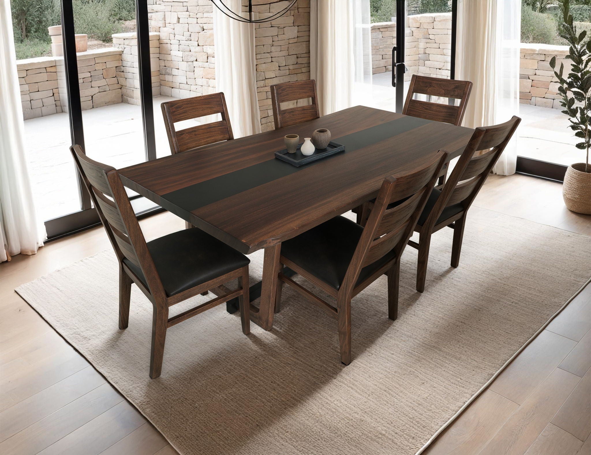 Riverwood - Chair (Set of 2) - Pecan Brown
