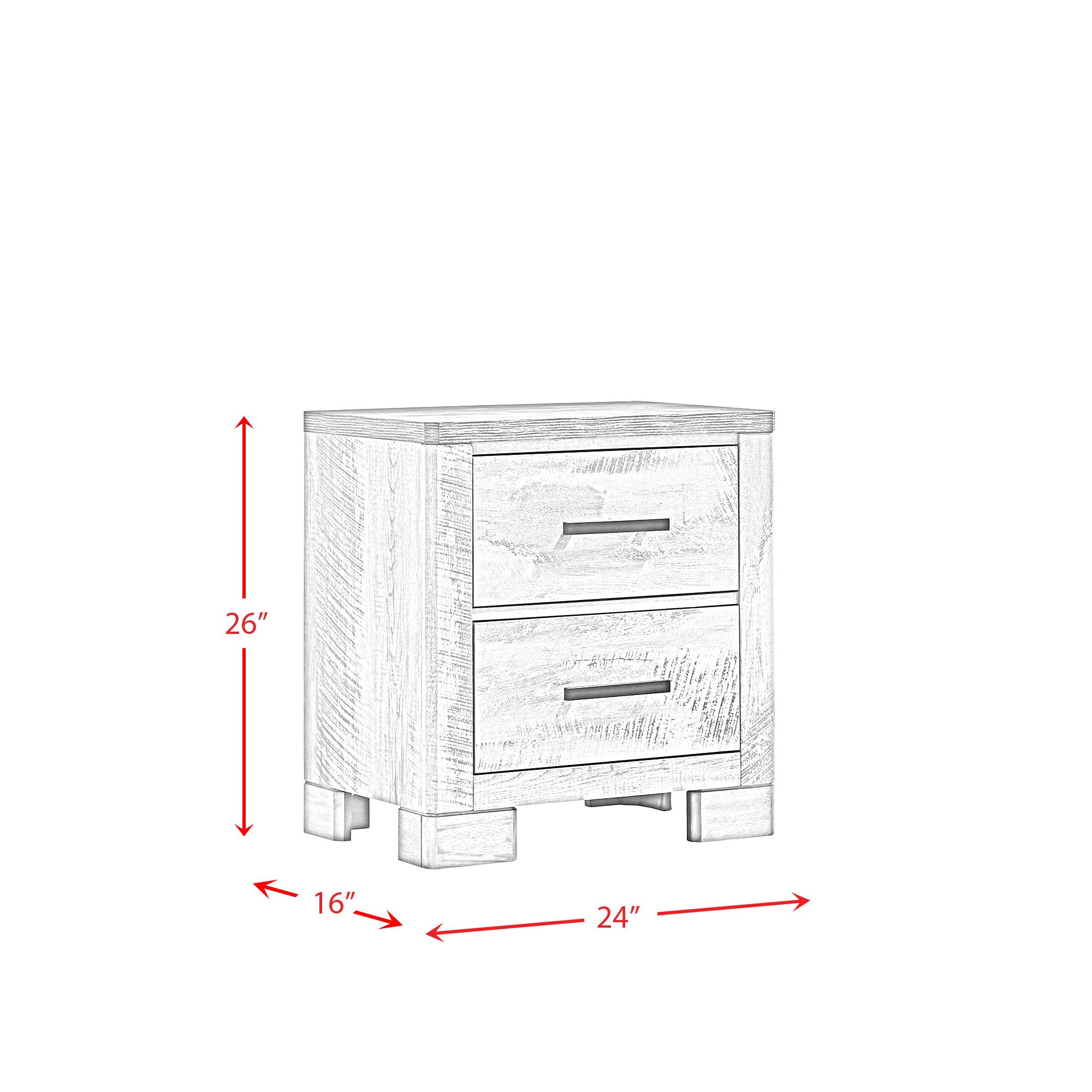 Uster - End Table - Gray