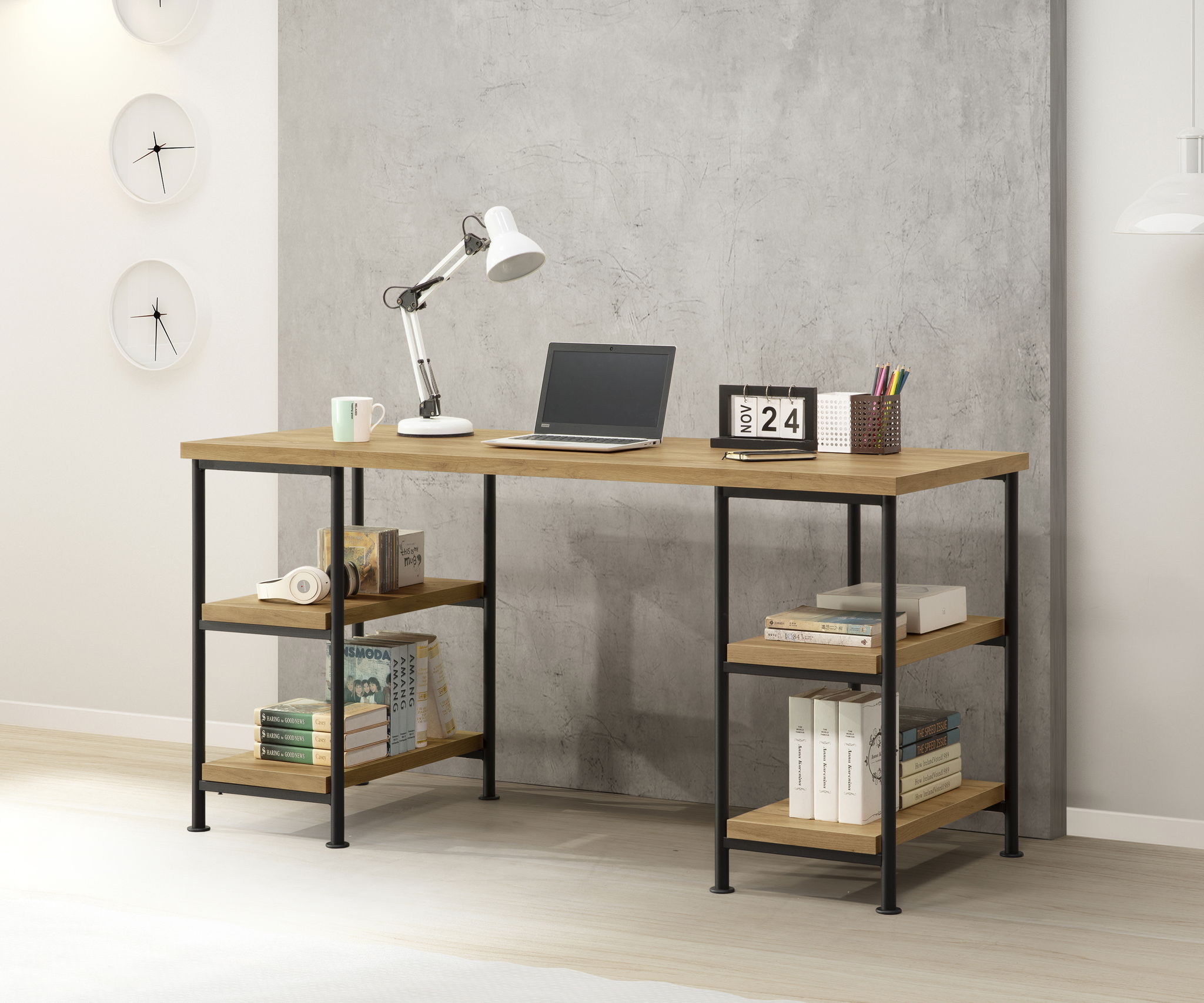 Hewitt - Desk - Golden Oak