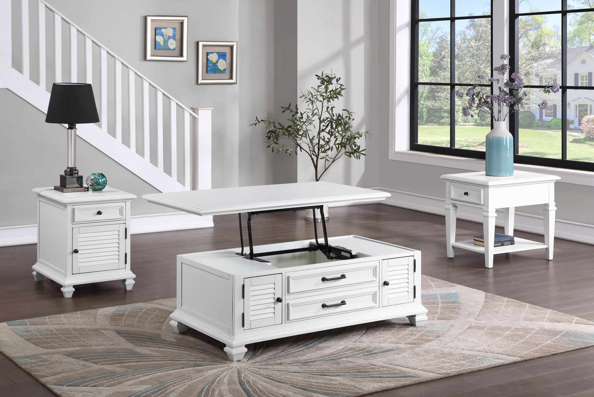 Charlestown - 3 Piece Occasional Table Set (DON'T USE) - White