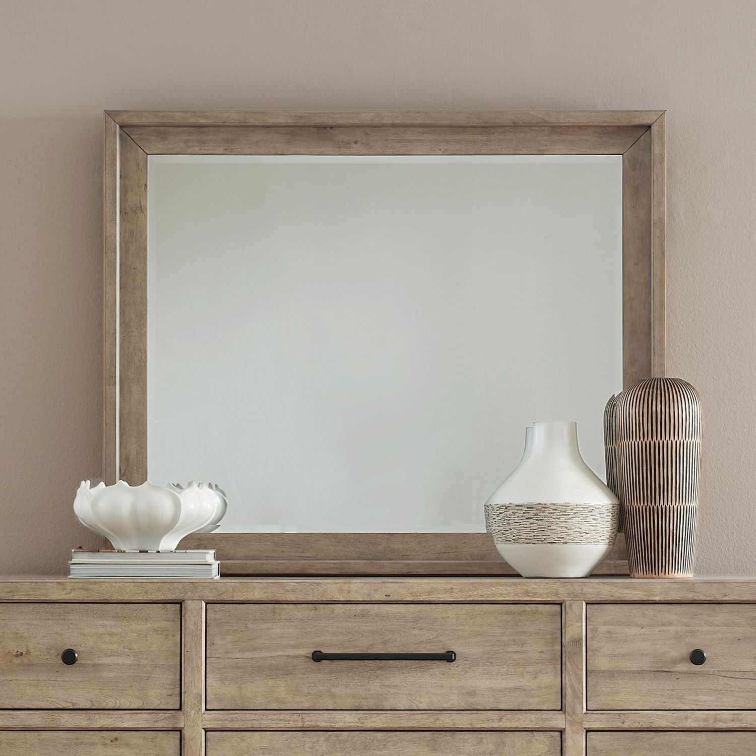 Proximity Place - Landscape Mirror - Brown