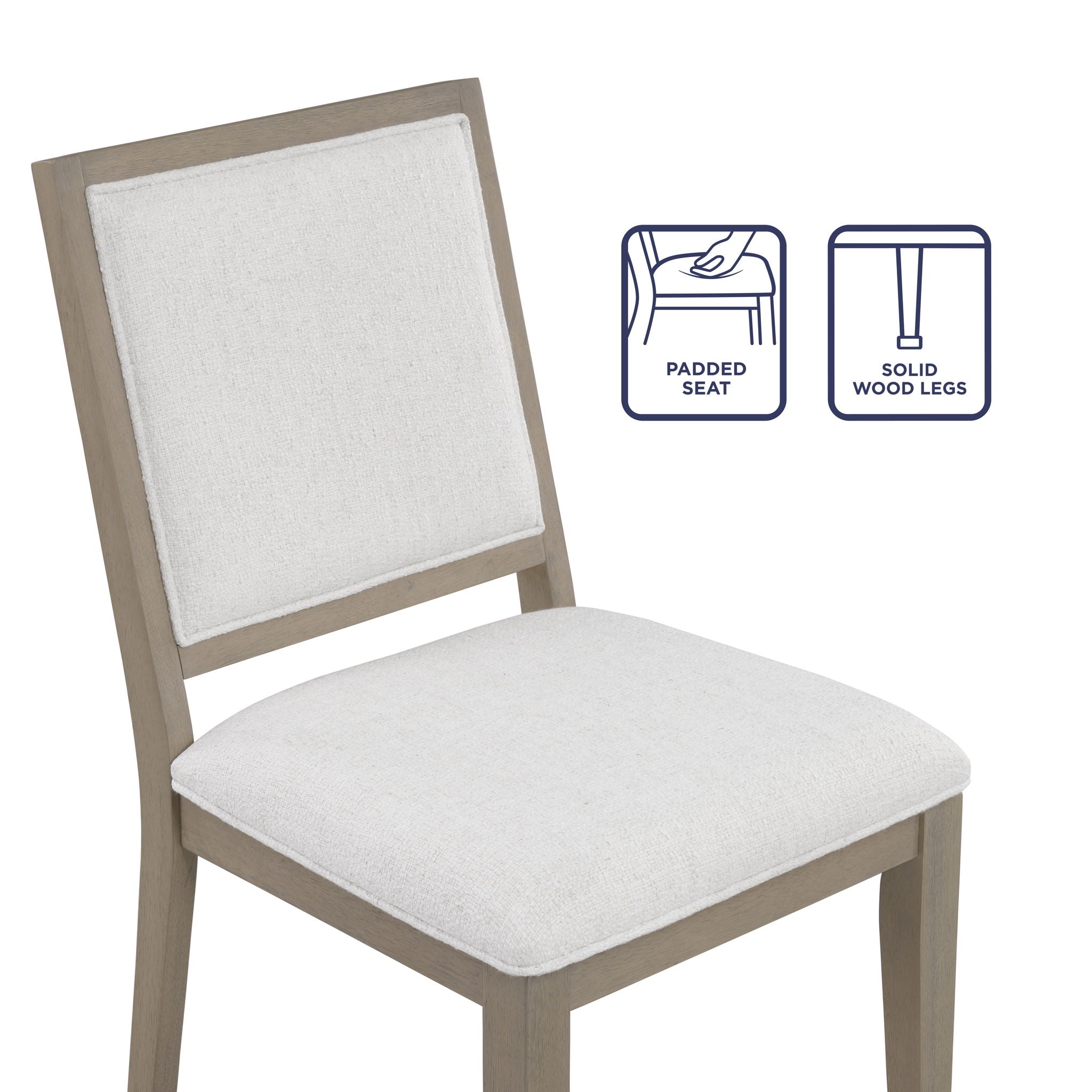 Lily - Side Chair (Set of 2) - Greige