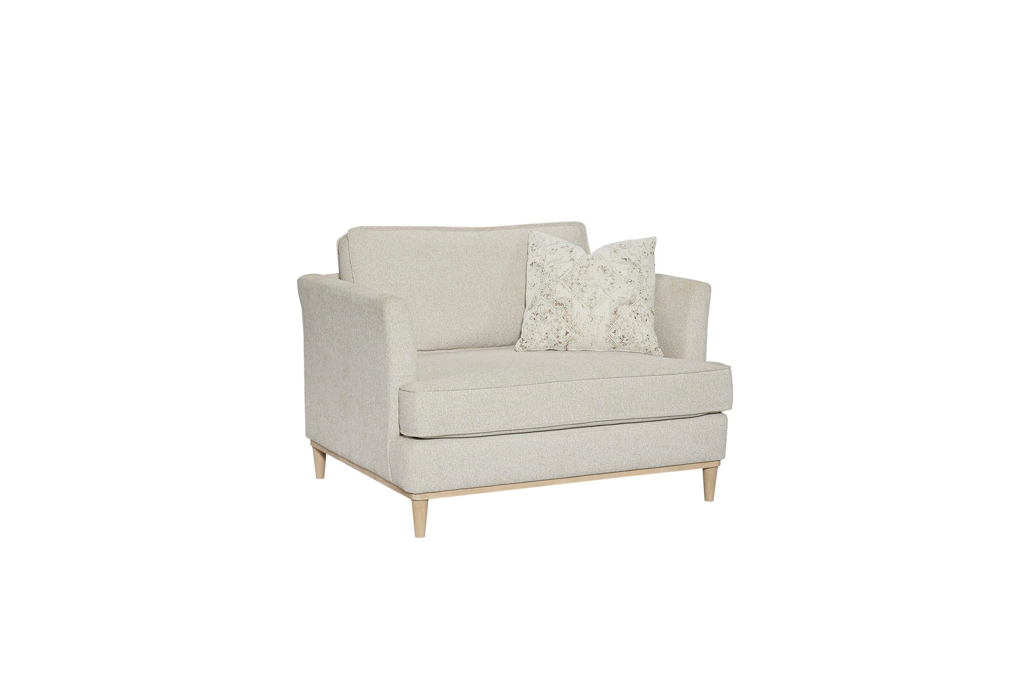 Citrus Heights - Chair And 1/2 With 1 Pillow - Pearl Silver