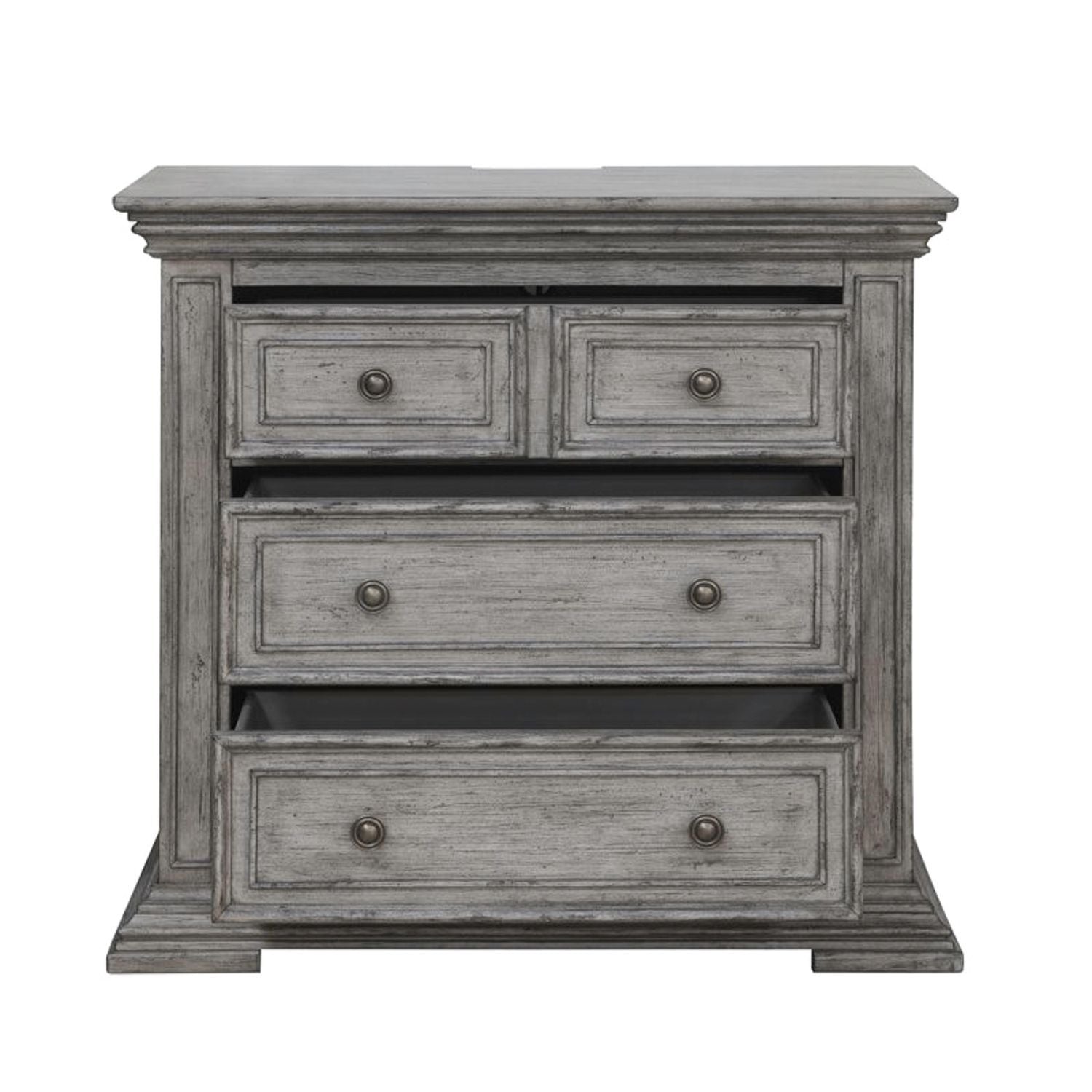 Big Valley - Bedside Chest With Charging Station