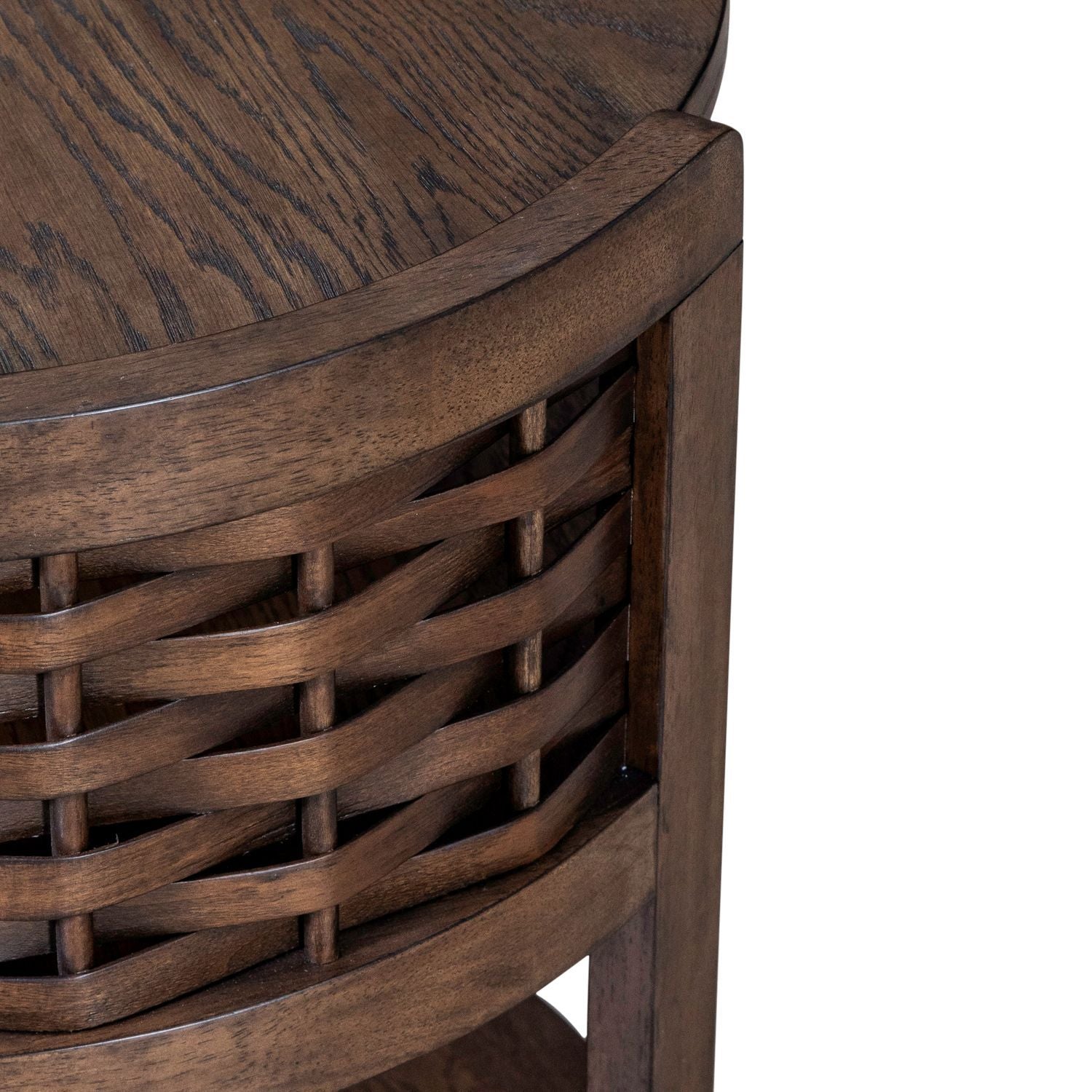 Warren Park - Round End Table - Brown