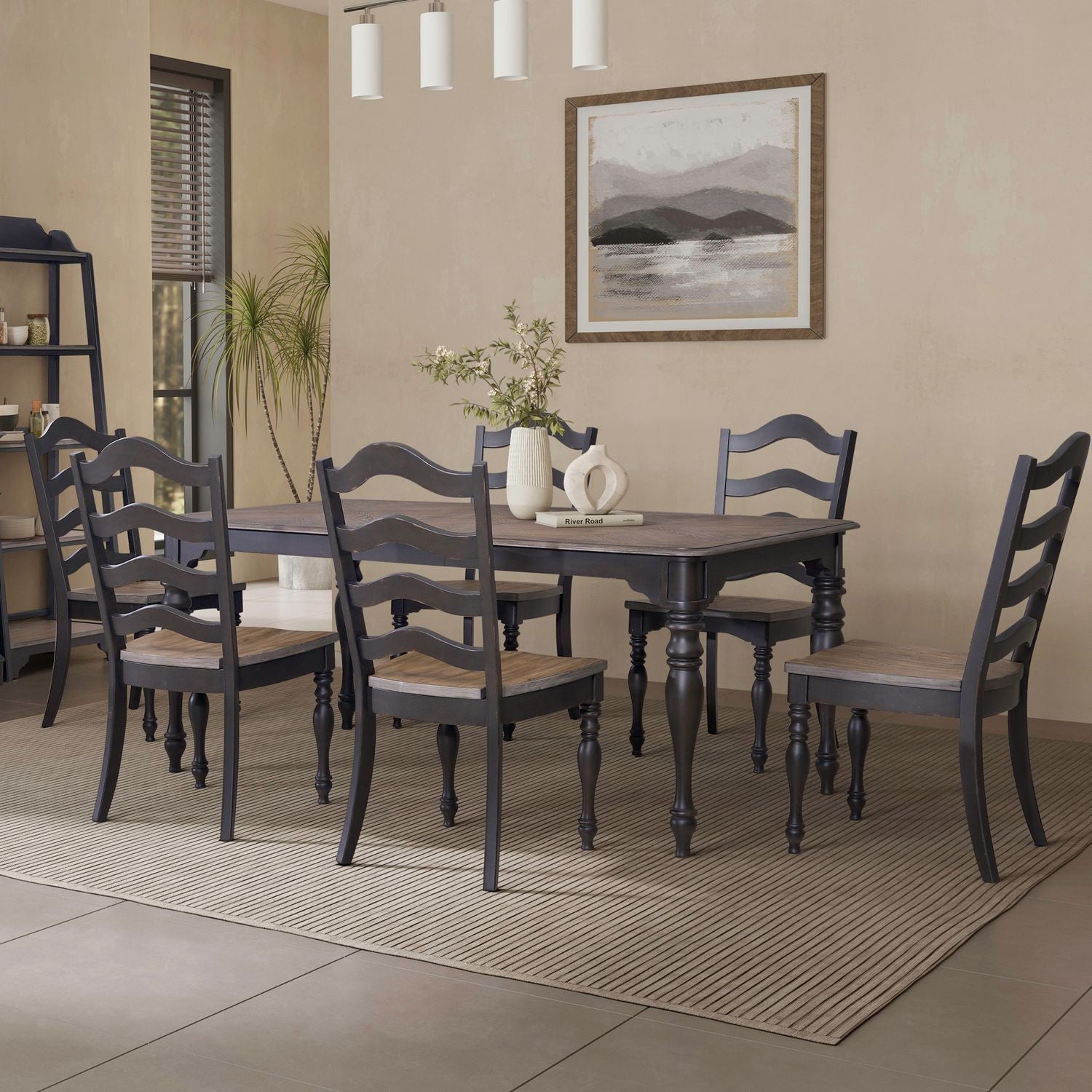 Magnolia Manor - Leg Table Set
