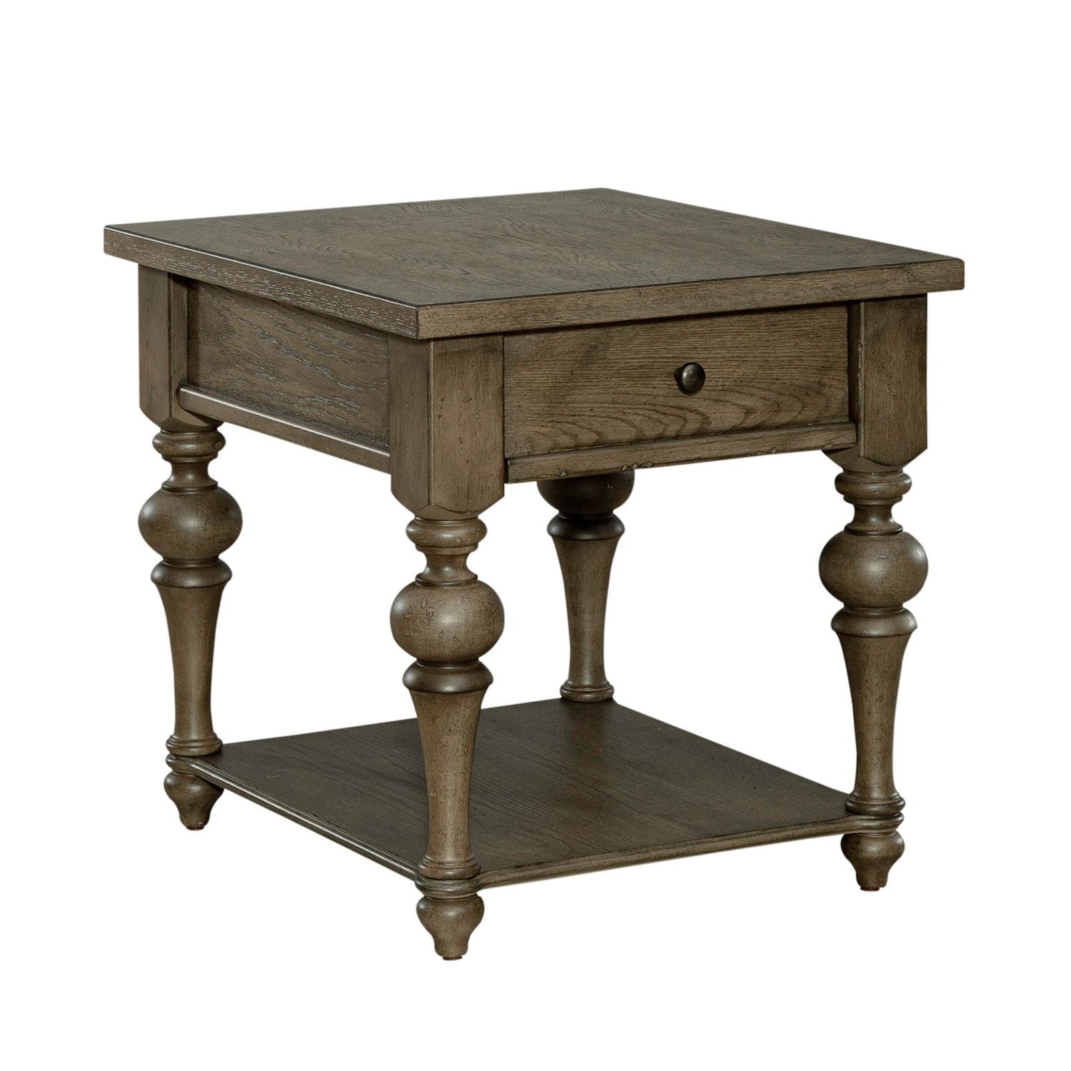 Americana Farmhouse - 3 Piece Table Set (1 Cocktail 2 End Tables) - Light Brown