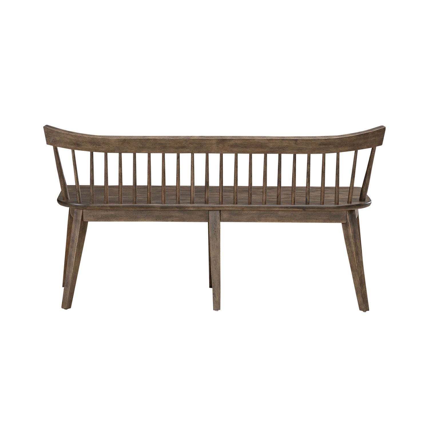 Midland Falls - Spindle Back Bench (RTA) - Dark Brown