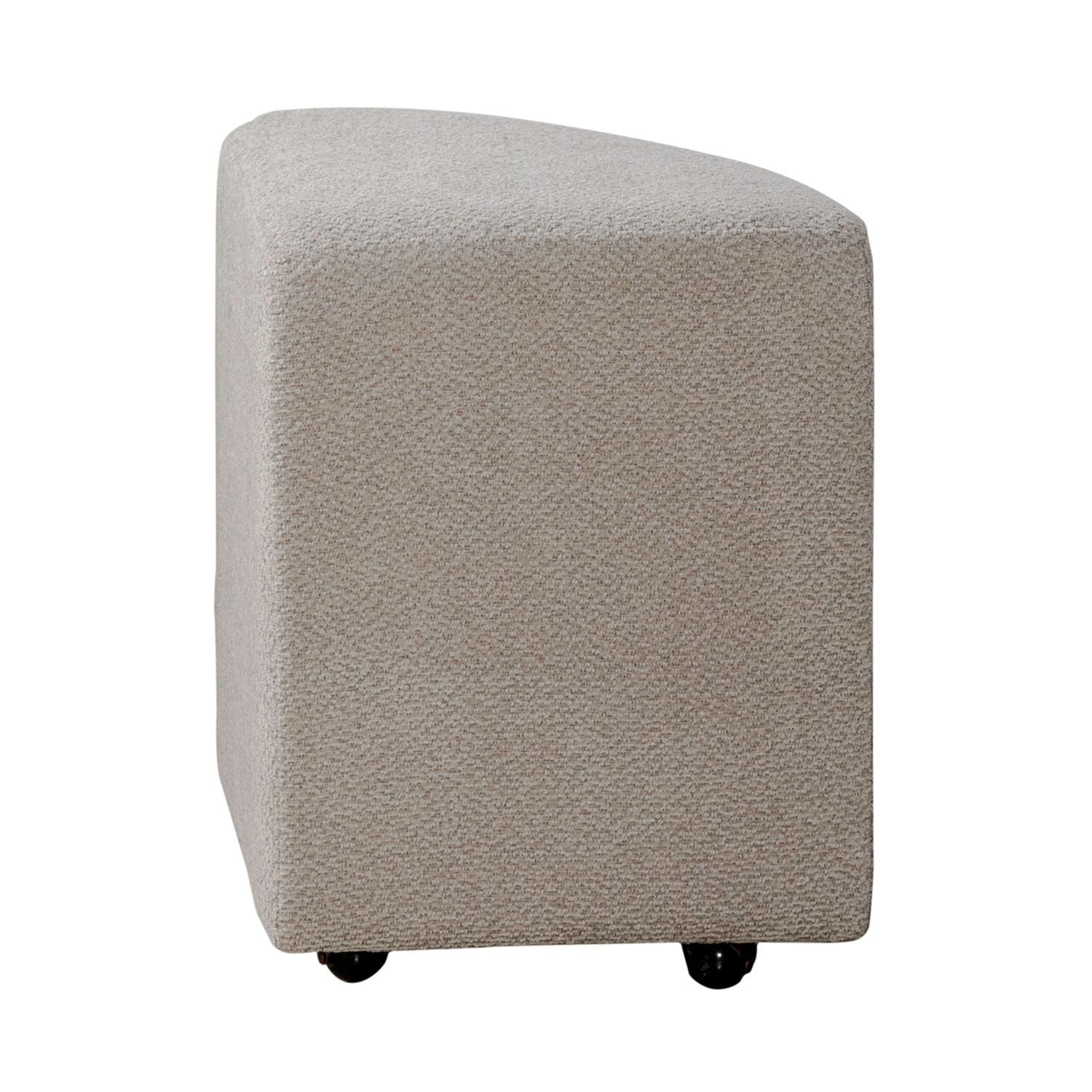 Capri - Upholstered Ottomans (Set of 2) - Brown