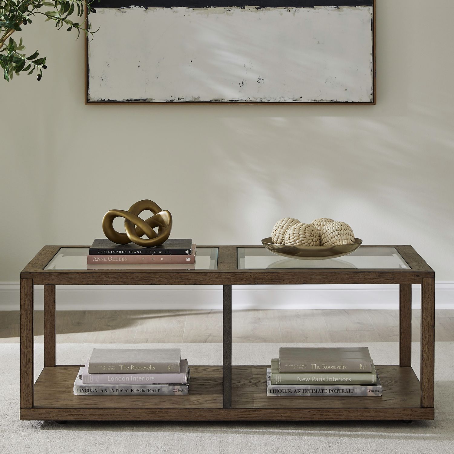 wooden trellis table Liberty Furniture Bayhill Trellis Cocktail Table