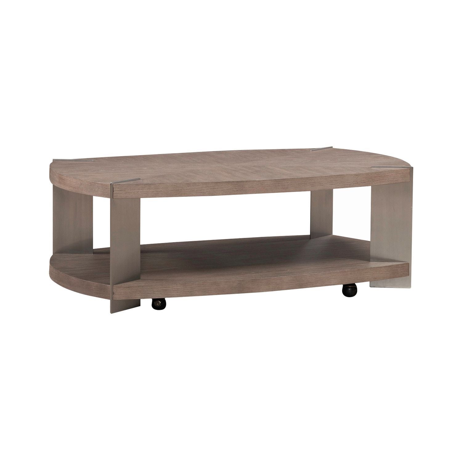 Harlow - Oval Cocktail Table - Light Brown