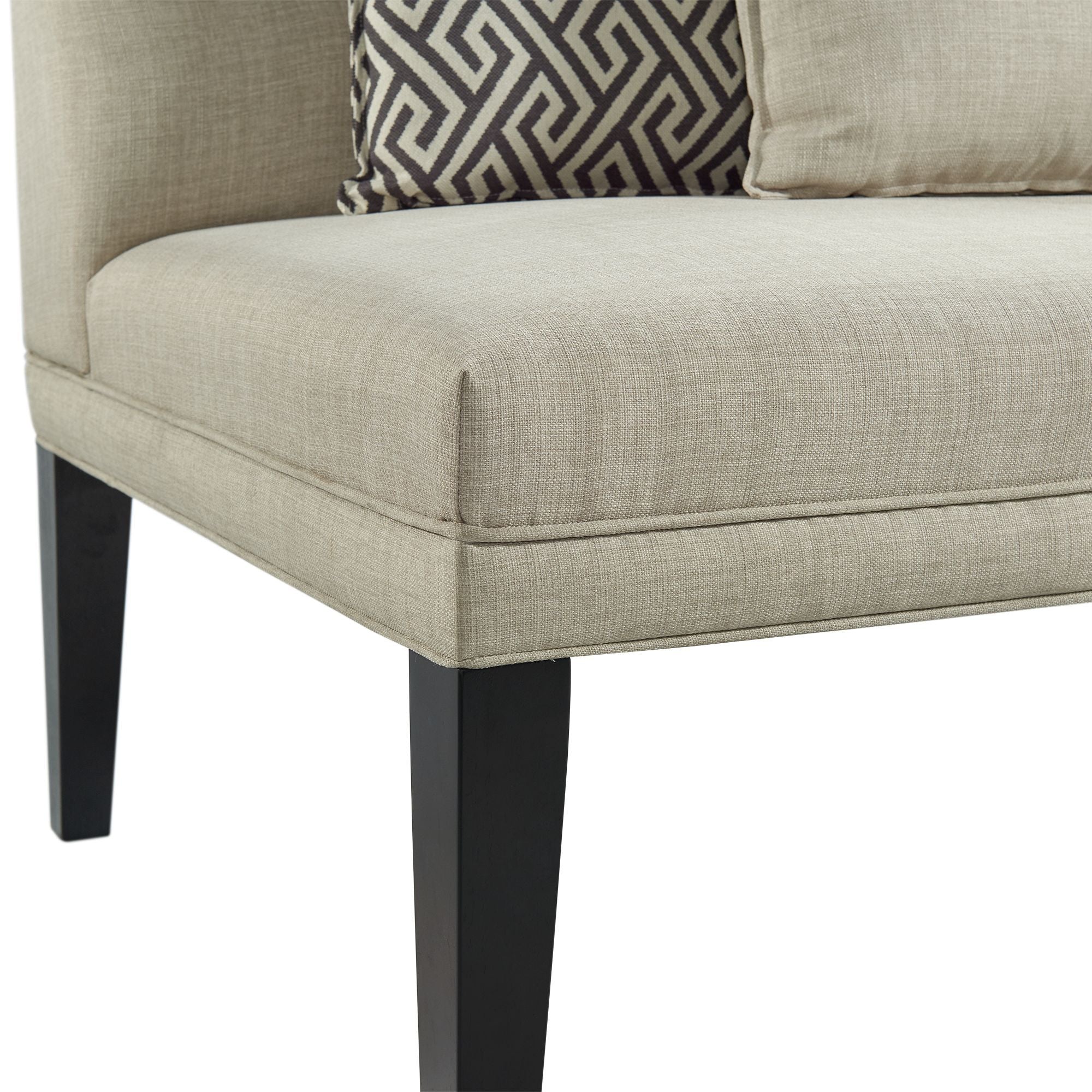 Maddox - Loveseat With Five Pillows - Beige