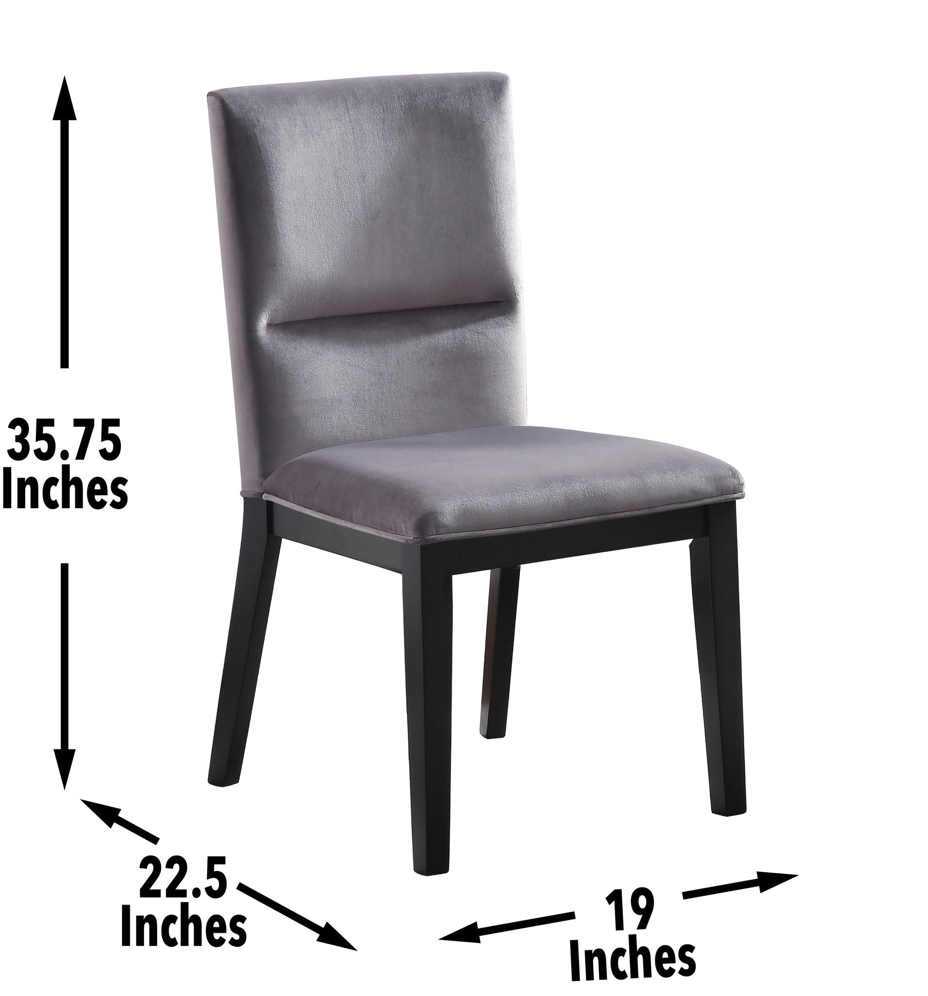Amalie - 5 Piece Dining Set - Black