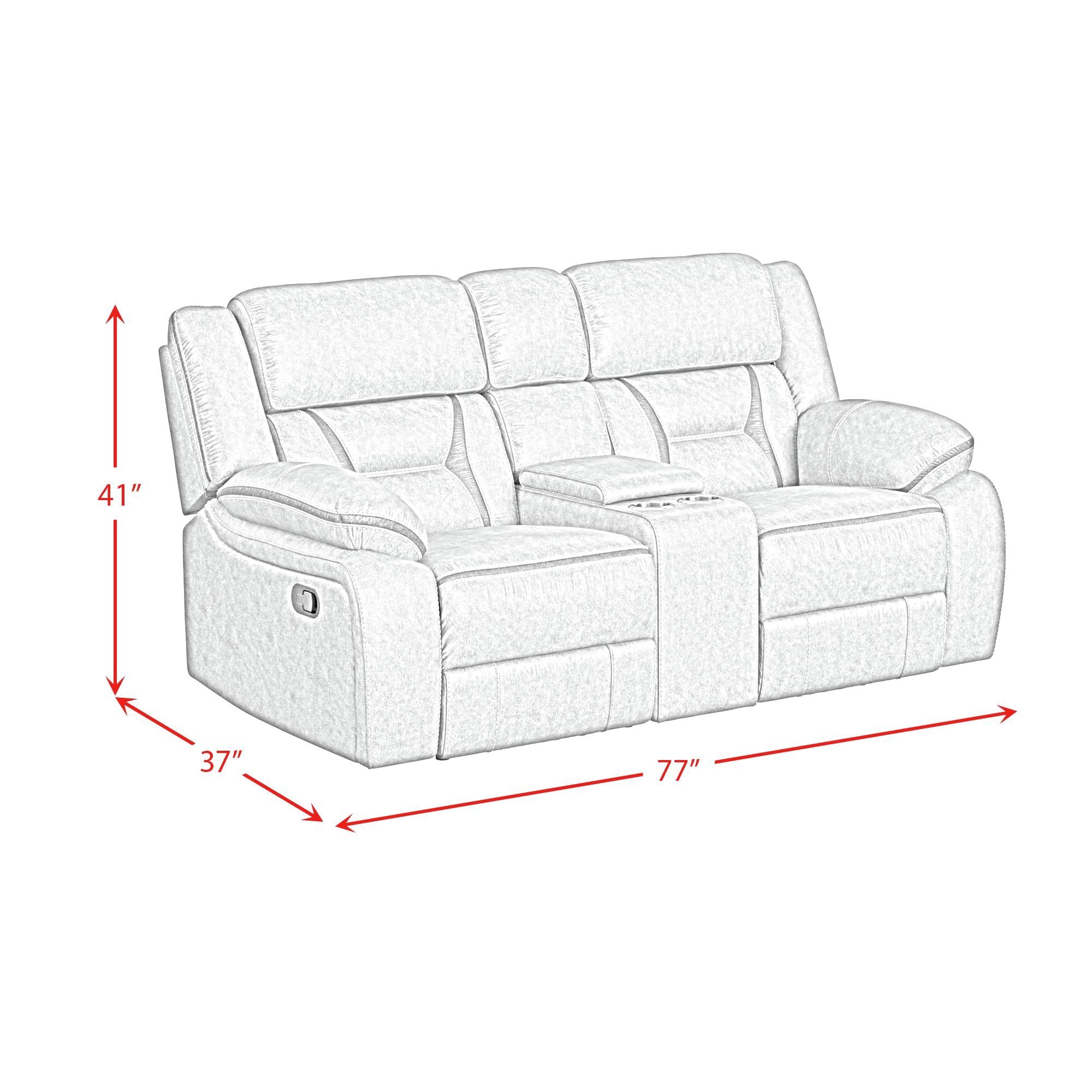 Engage - Motion Loveseat With Console