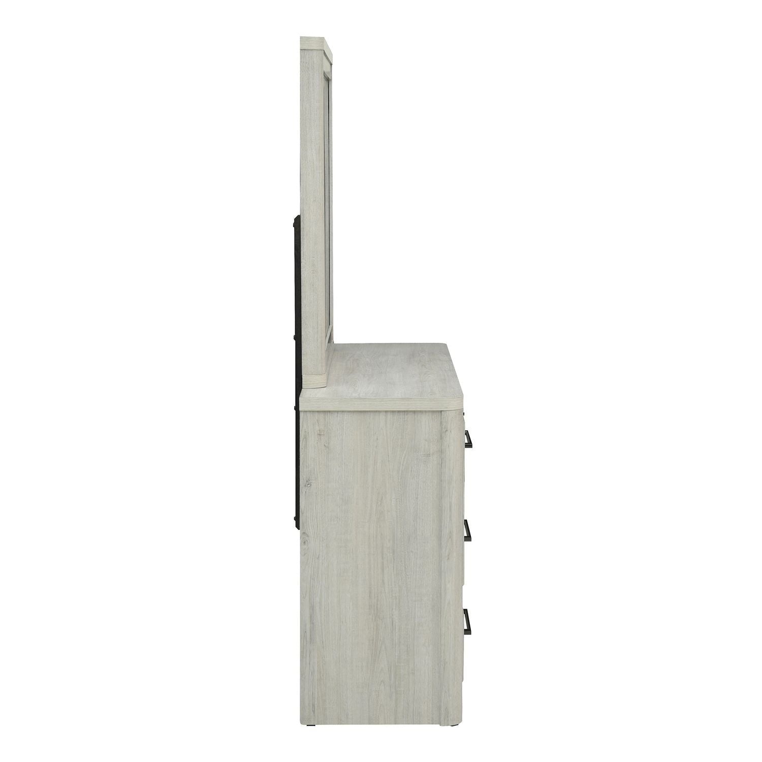 Modern Play - Dresser & Mirror - White