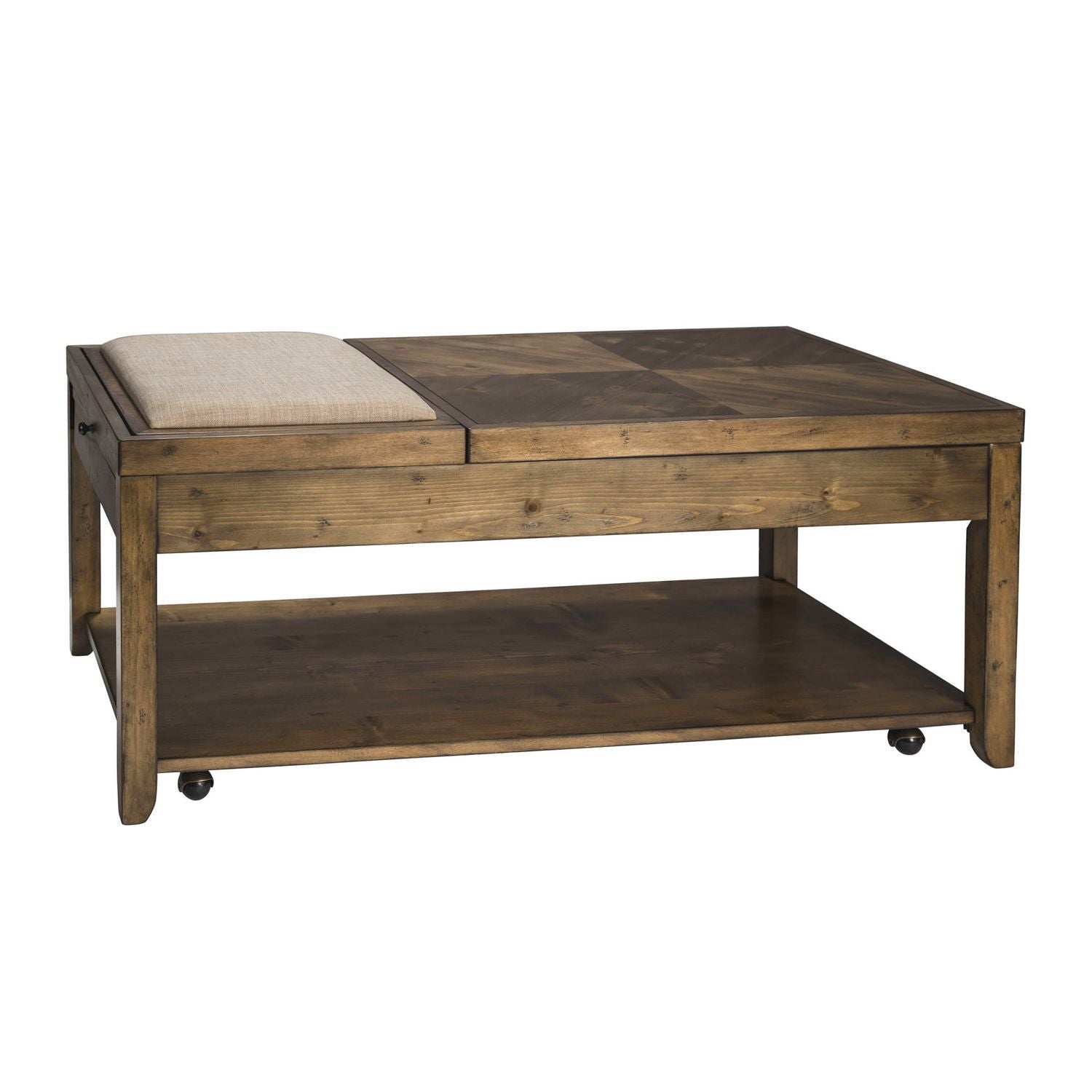 Mitchell - 3 Piece Table Set (1 Cocktail 2 End Tables) - Dark Brown