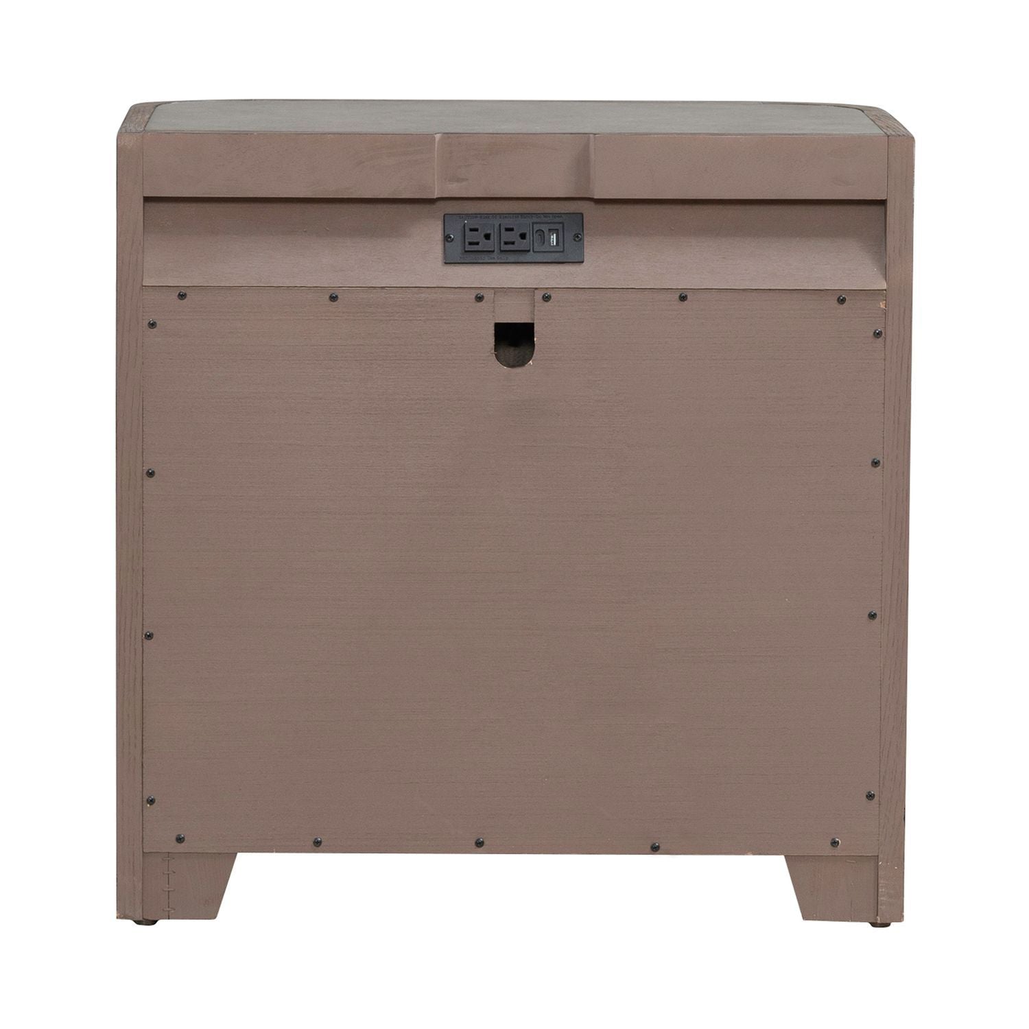 South Bend - Nightstand With Charging Station - Brown
