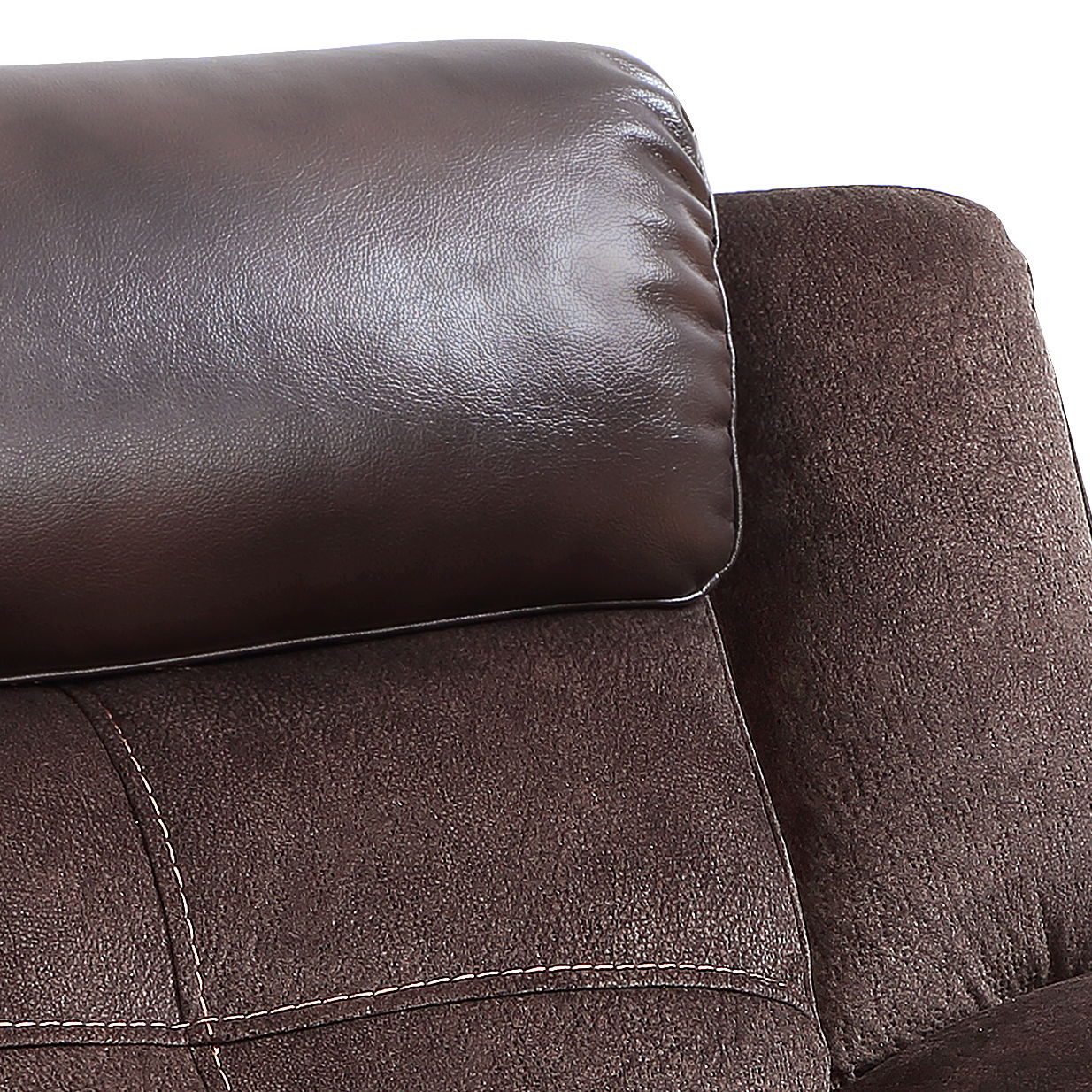 Pueblo - Manual Recliner Console - Coffee