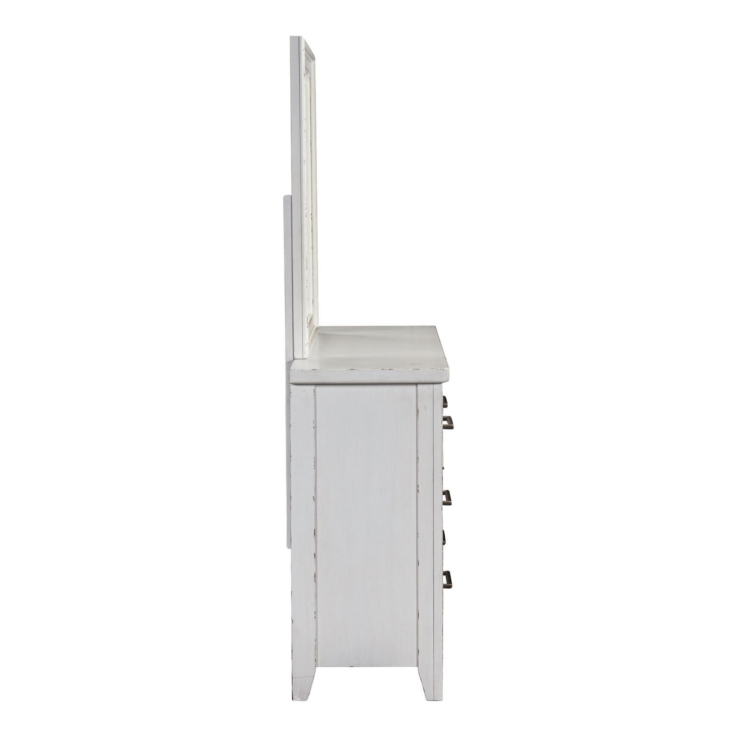 Backroads - Dresser & Mirror - White