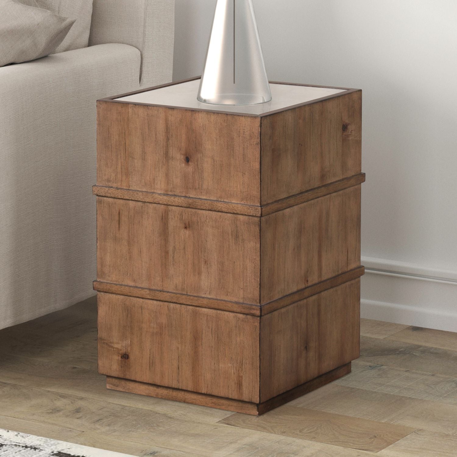Shaker Lakes - Chairside Table - Brown