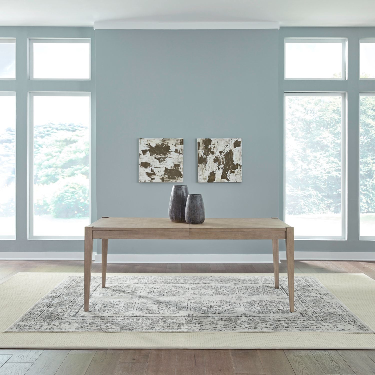 Brentwood - Rectangular Leg Table - Brown