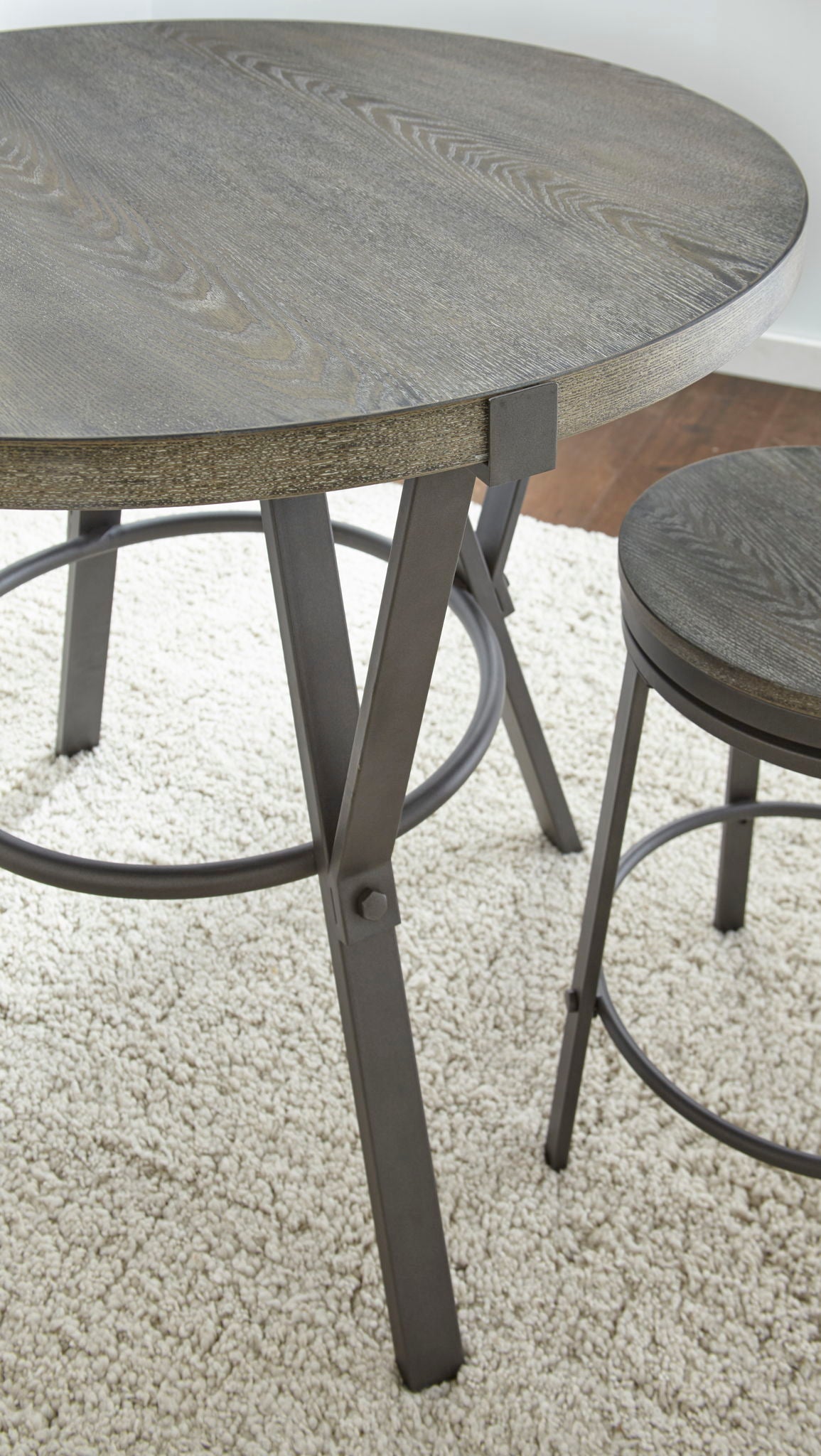 Portland - Counter Stool (Set of 2) - Gray