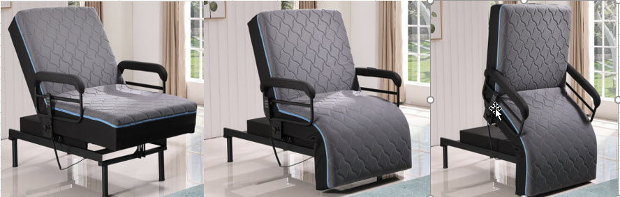 EZY Out - Adjustable Bed With Mattress