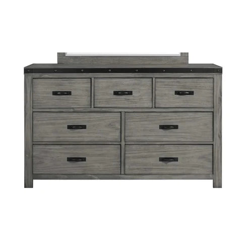 Elements International Wade Gray Bedroom Collection