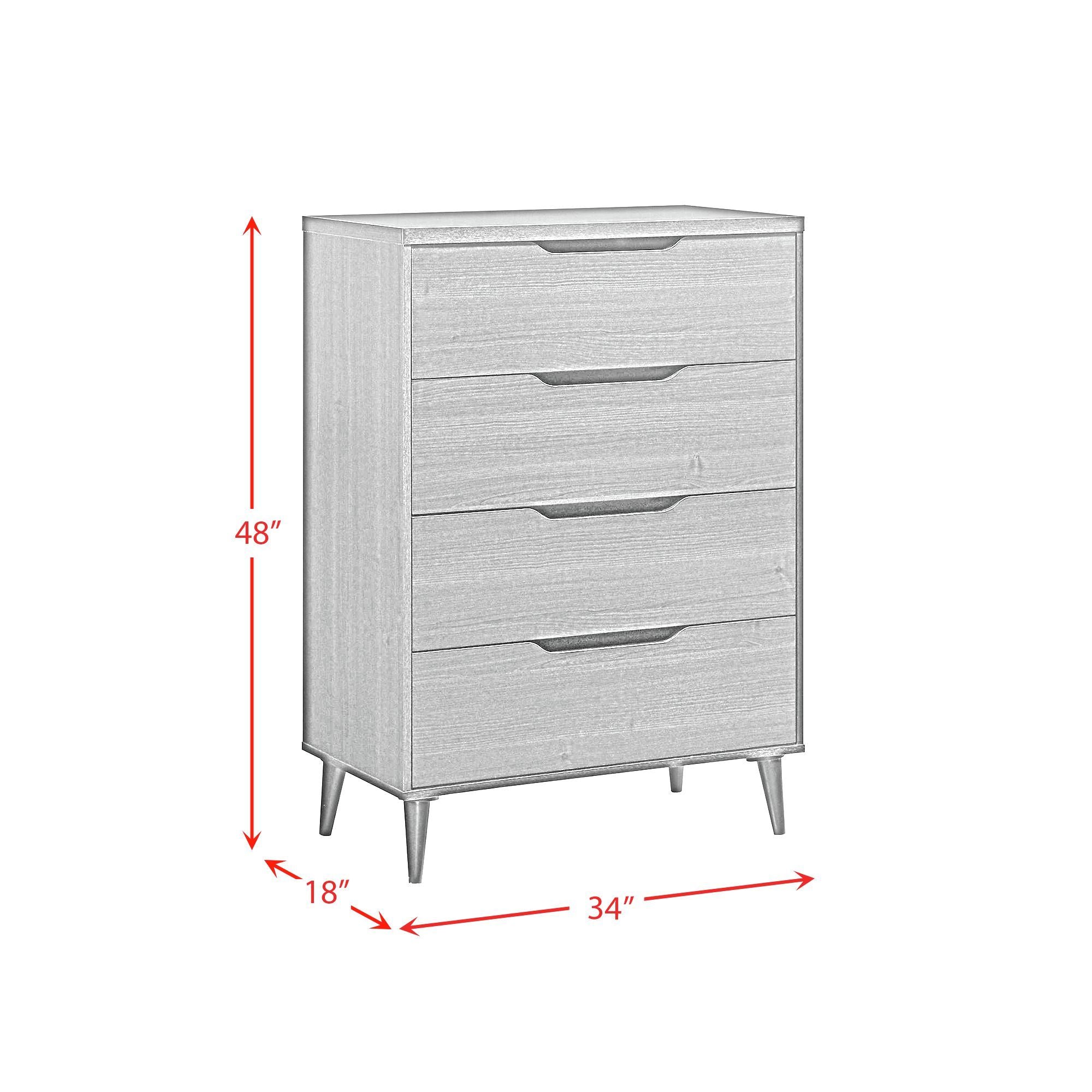 Ernesto - 4-Drawer Chest With Interlock