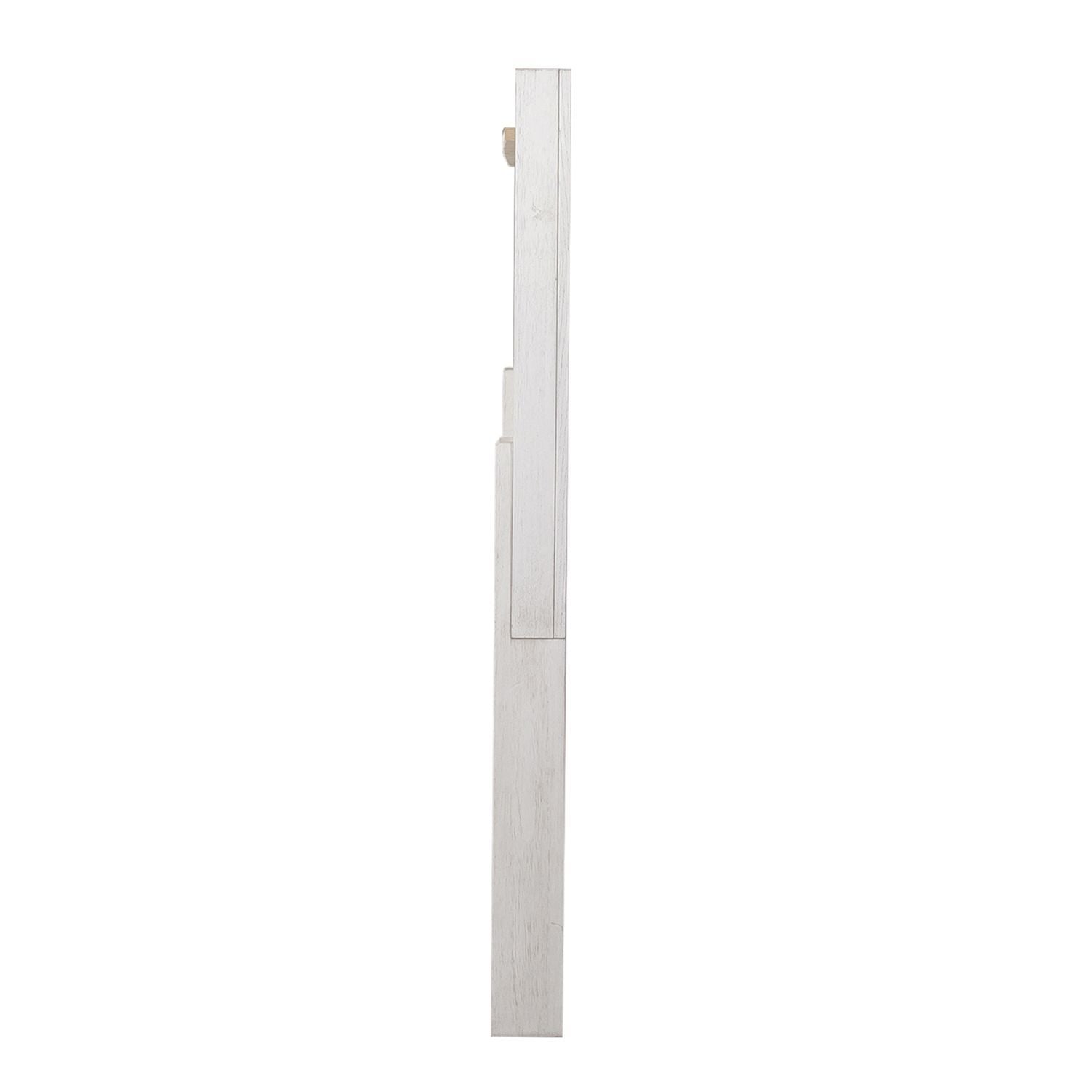 Mirage - King Travertine Panel Headboard - White