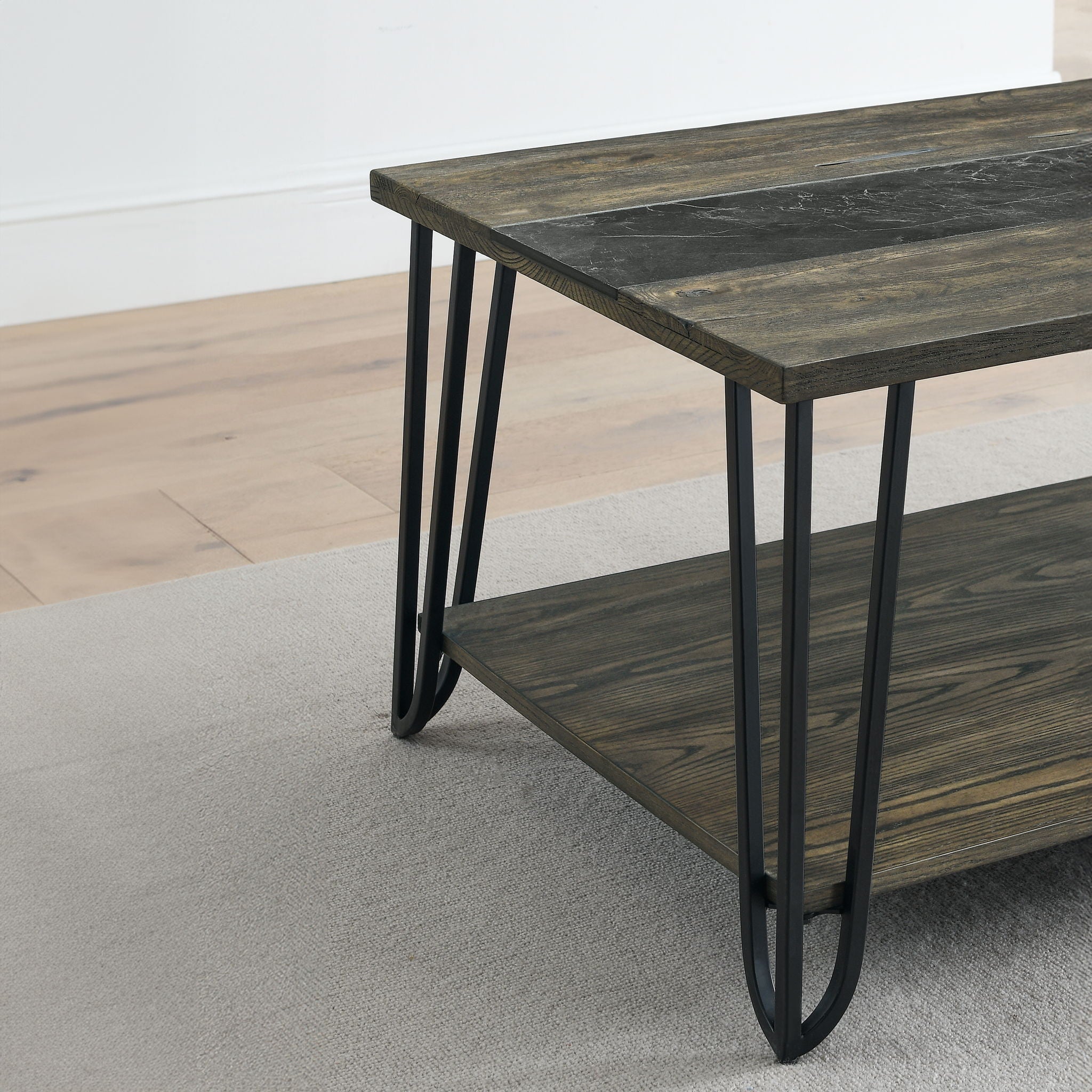 Harper - Table With Sintered Stone Inlay