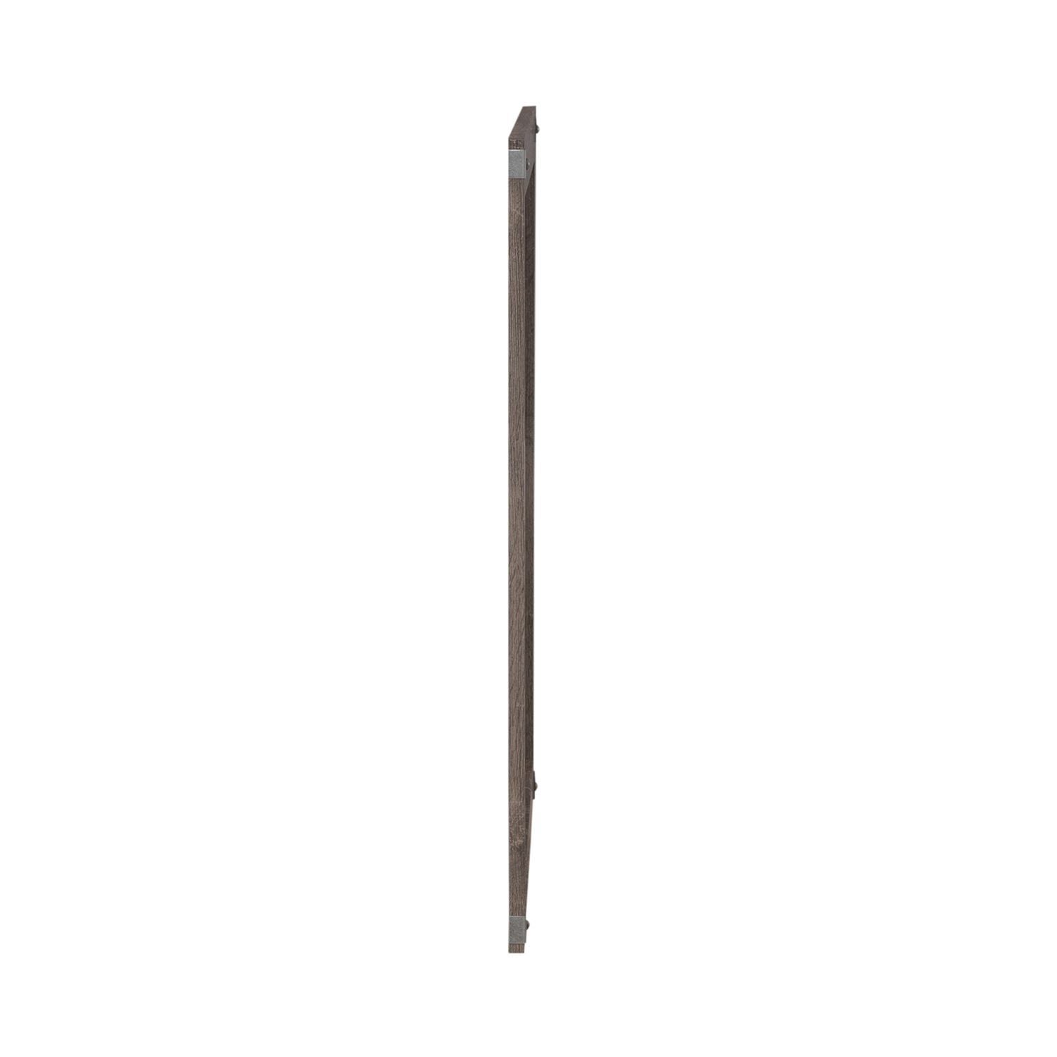 Lakeside Haven - Landscape Mirror - Dark Brown