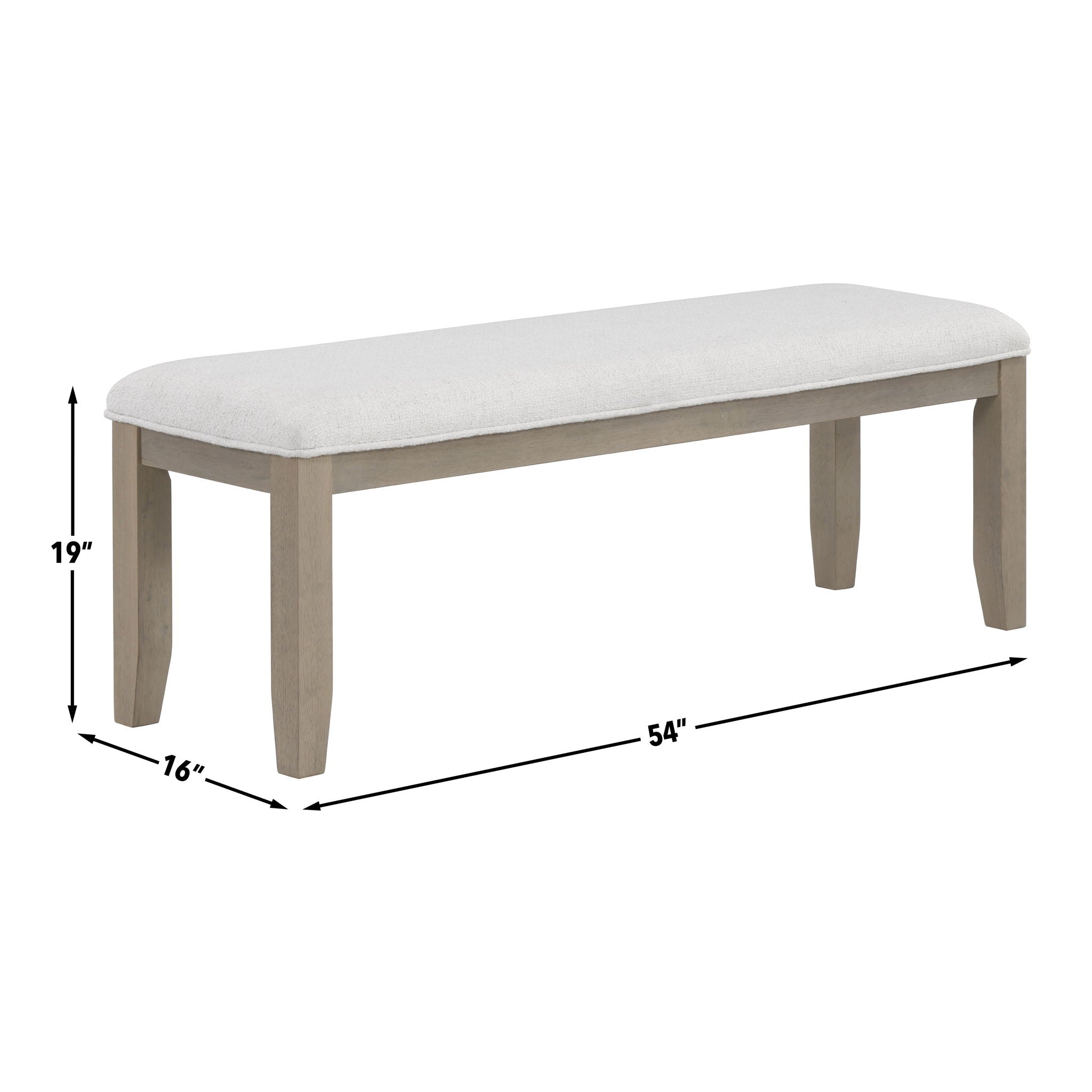 Lily - Bench - Greige