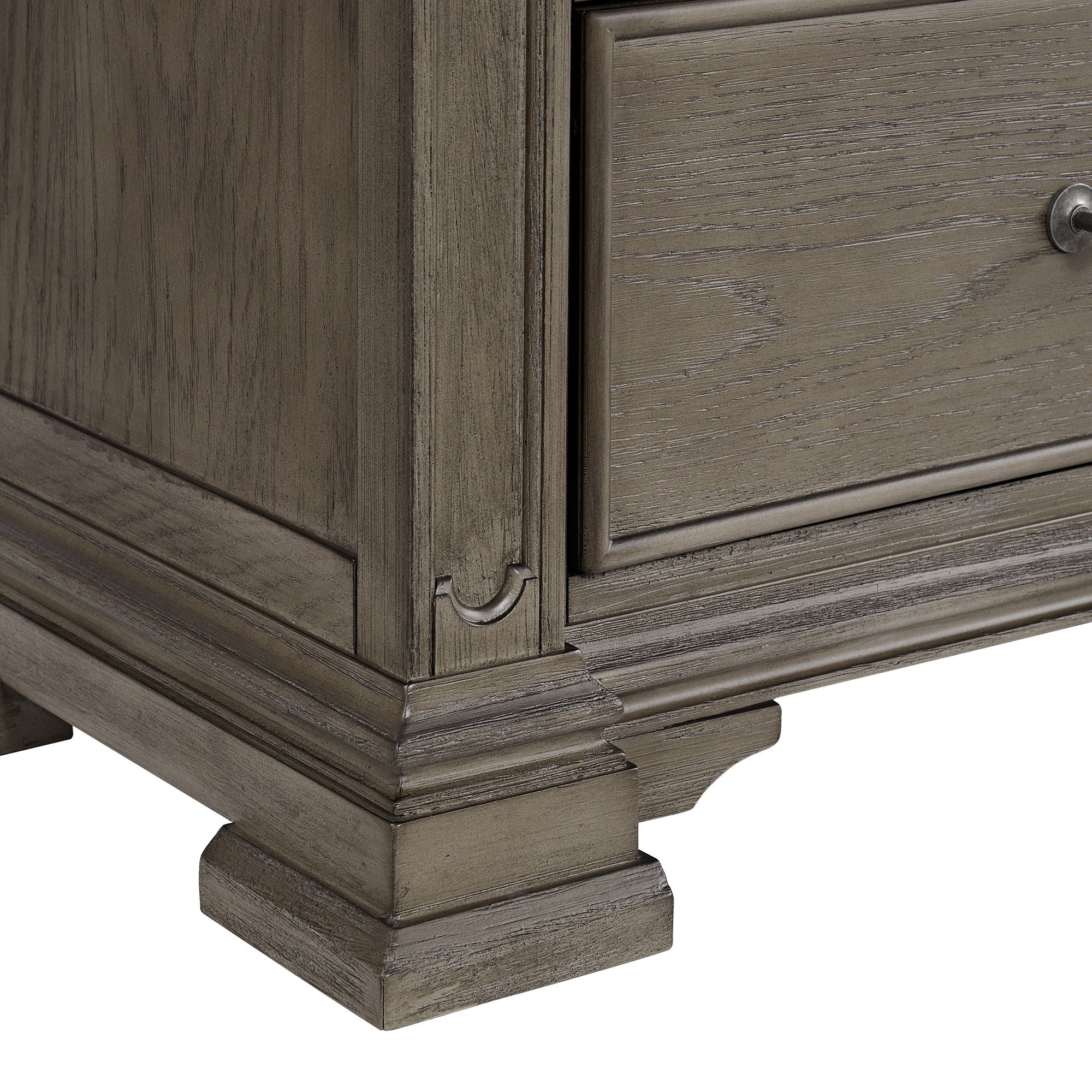 Kings Court - 3-Drawer Nightstand (Sliding Top)