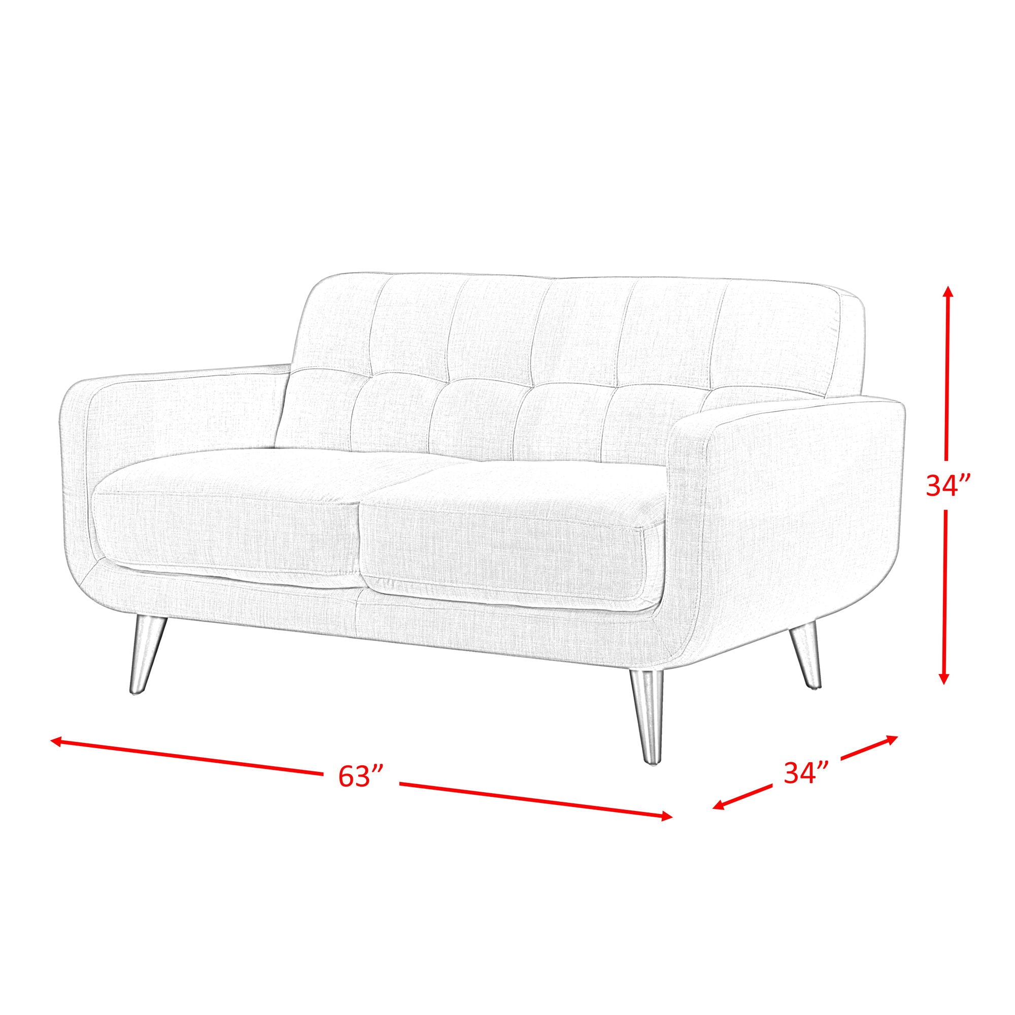 Hadley - 4480 Kd Loveseat