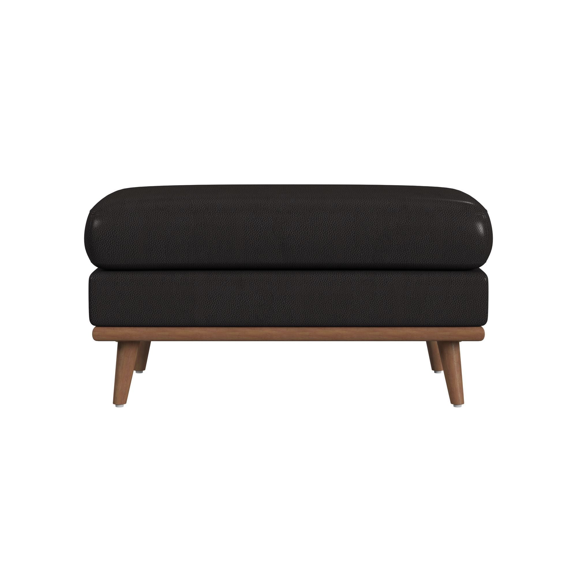 Horizon - Ottoman With Wood Base