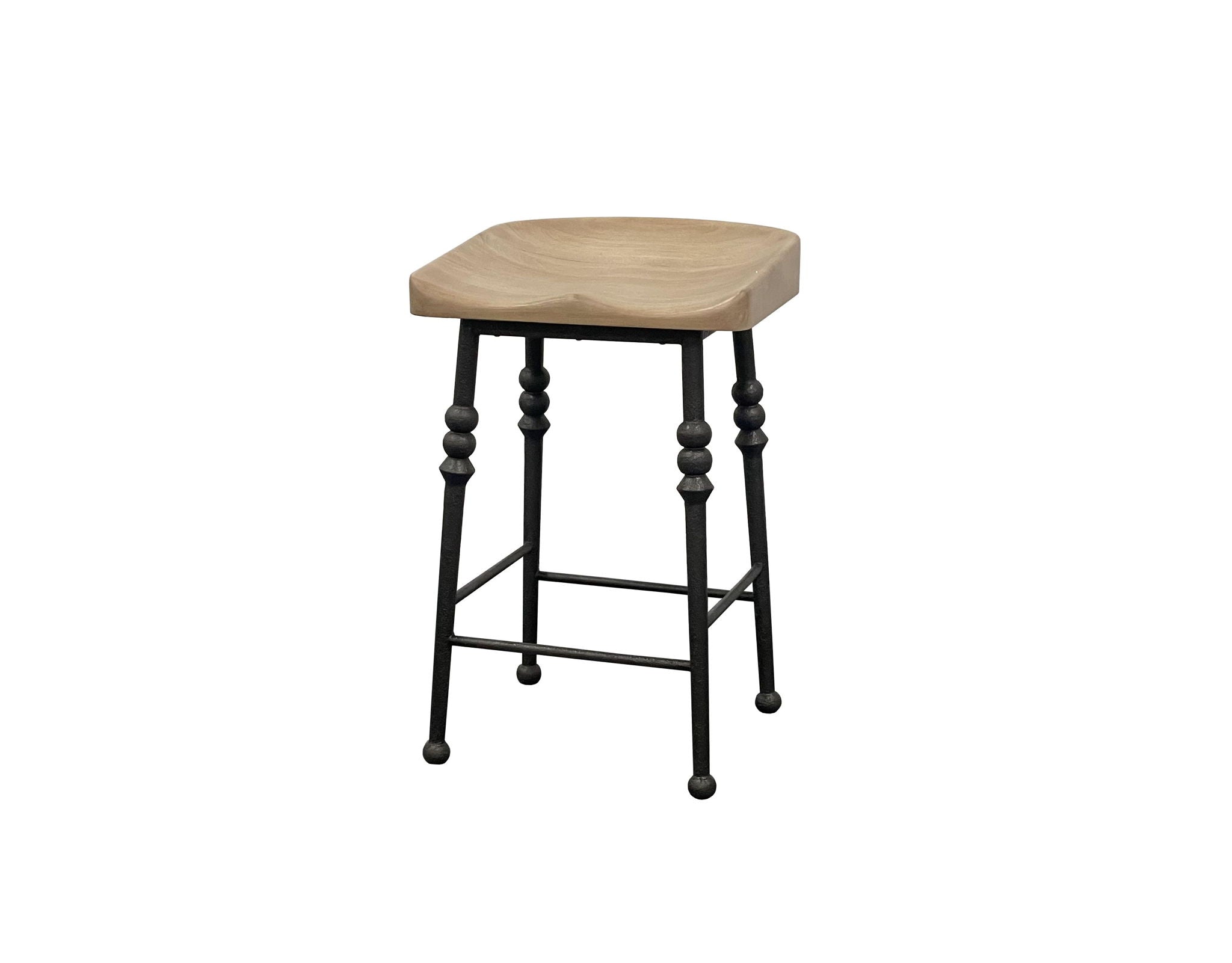 Tarrington - Counter Height Saddle Stool (Set of 2) - Cashew