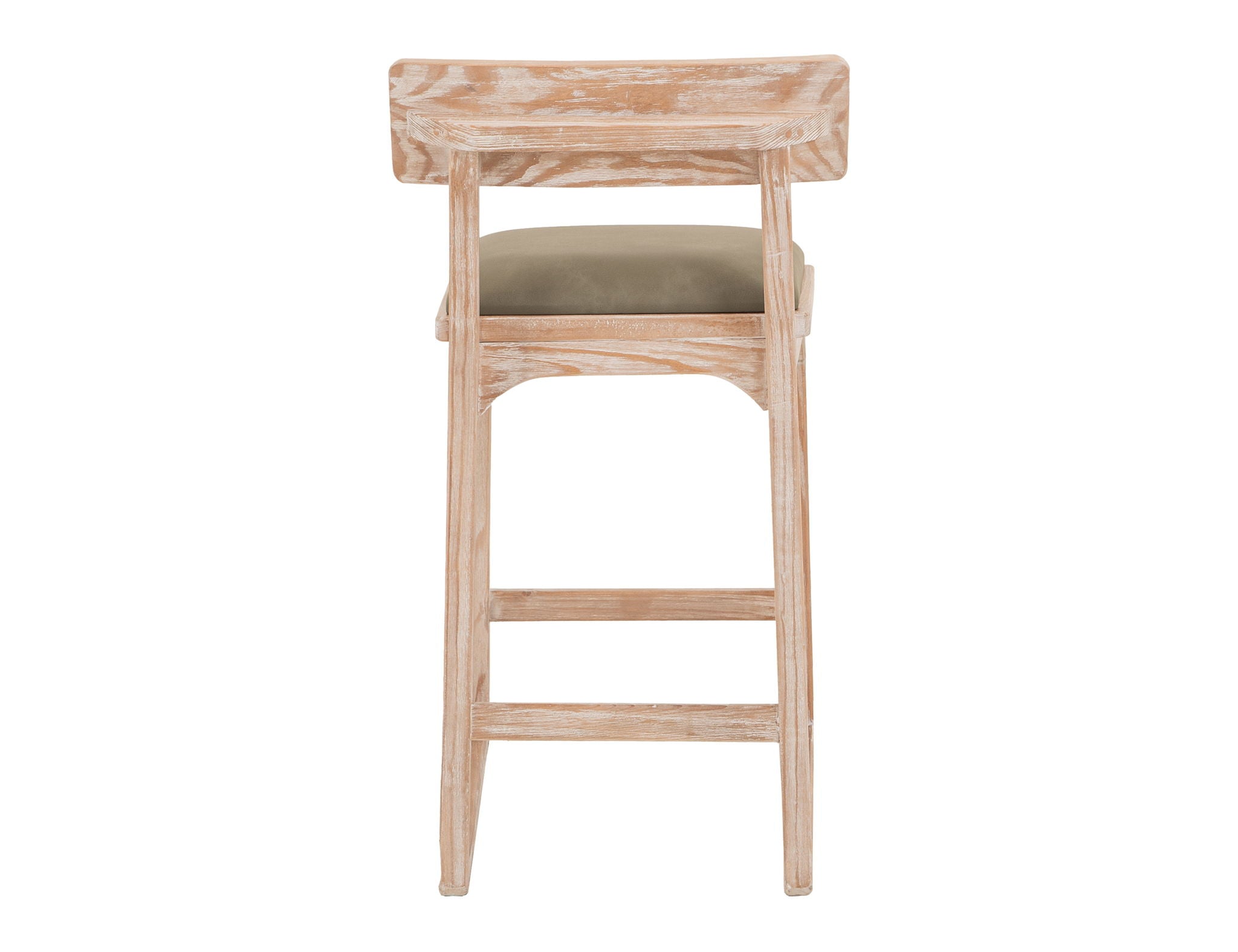 Balam - 24" Upholstered Barstool (Set of 2) - Light Brown