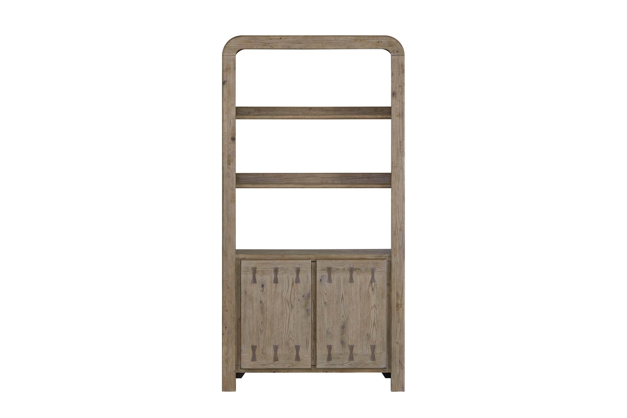 Pagosa - Bowtie Bookcase - English Knotty Oak