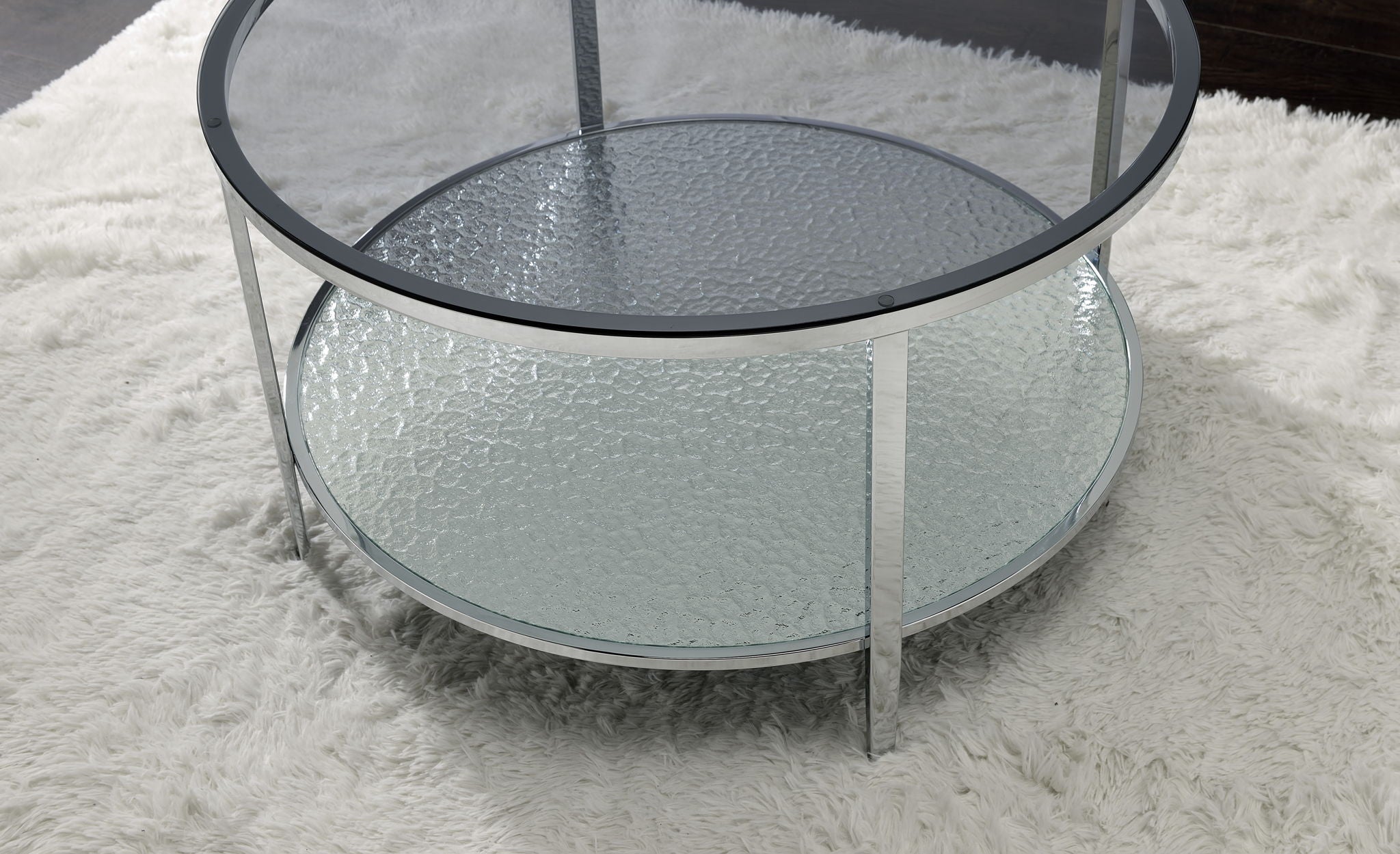 Frostine - 3 Piece Table Set - Silver