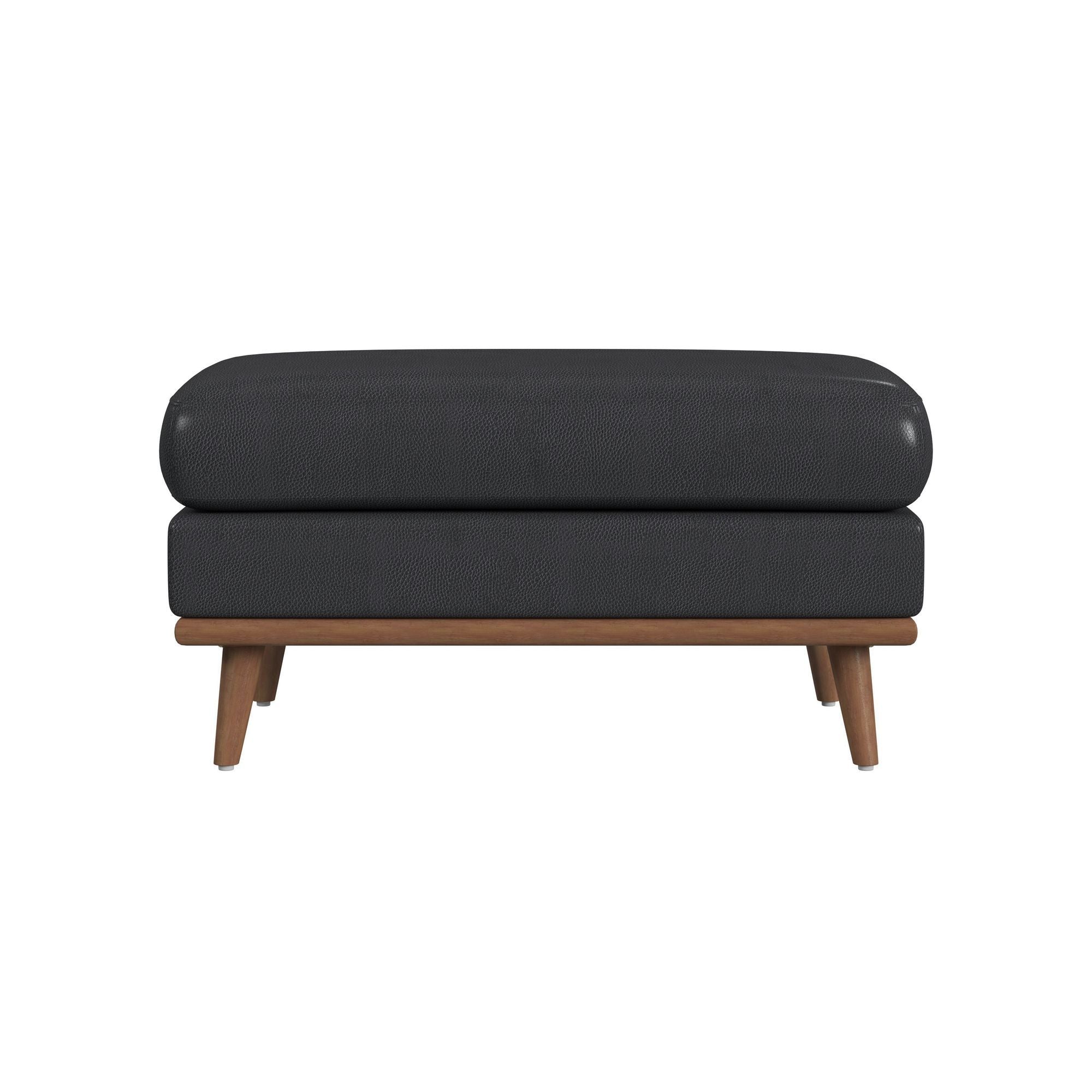 Horizon - Ottoman With Wood Base