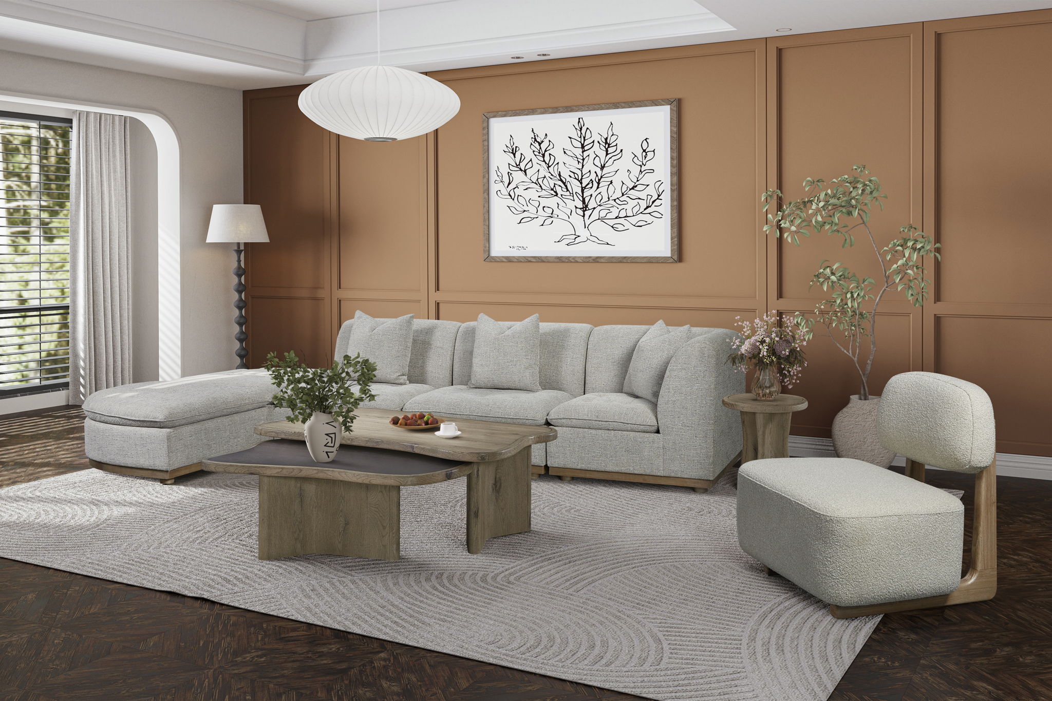 Pagosa - Modular Corner Chair - Dublin
