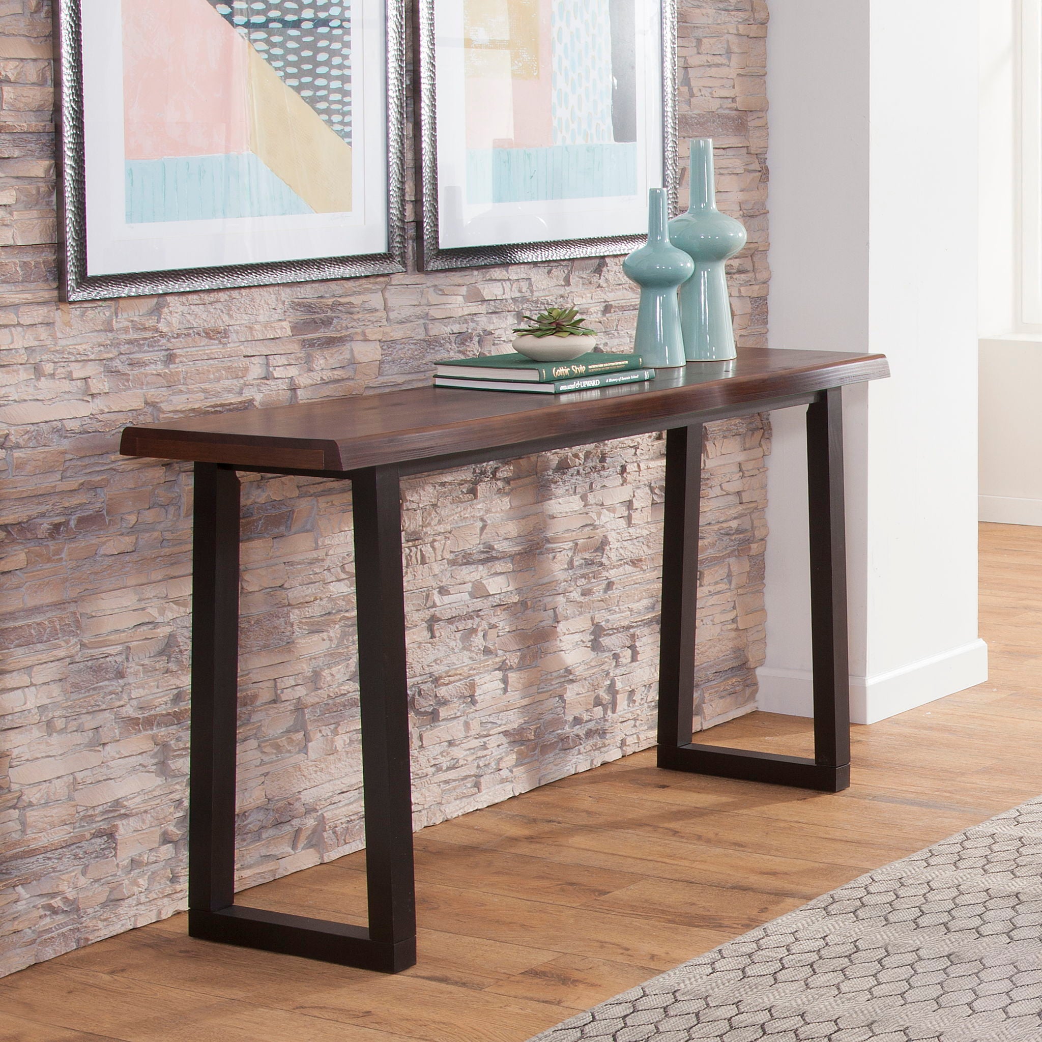 Jennings - Live Edge Bar Table - Brown