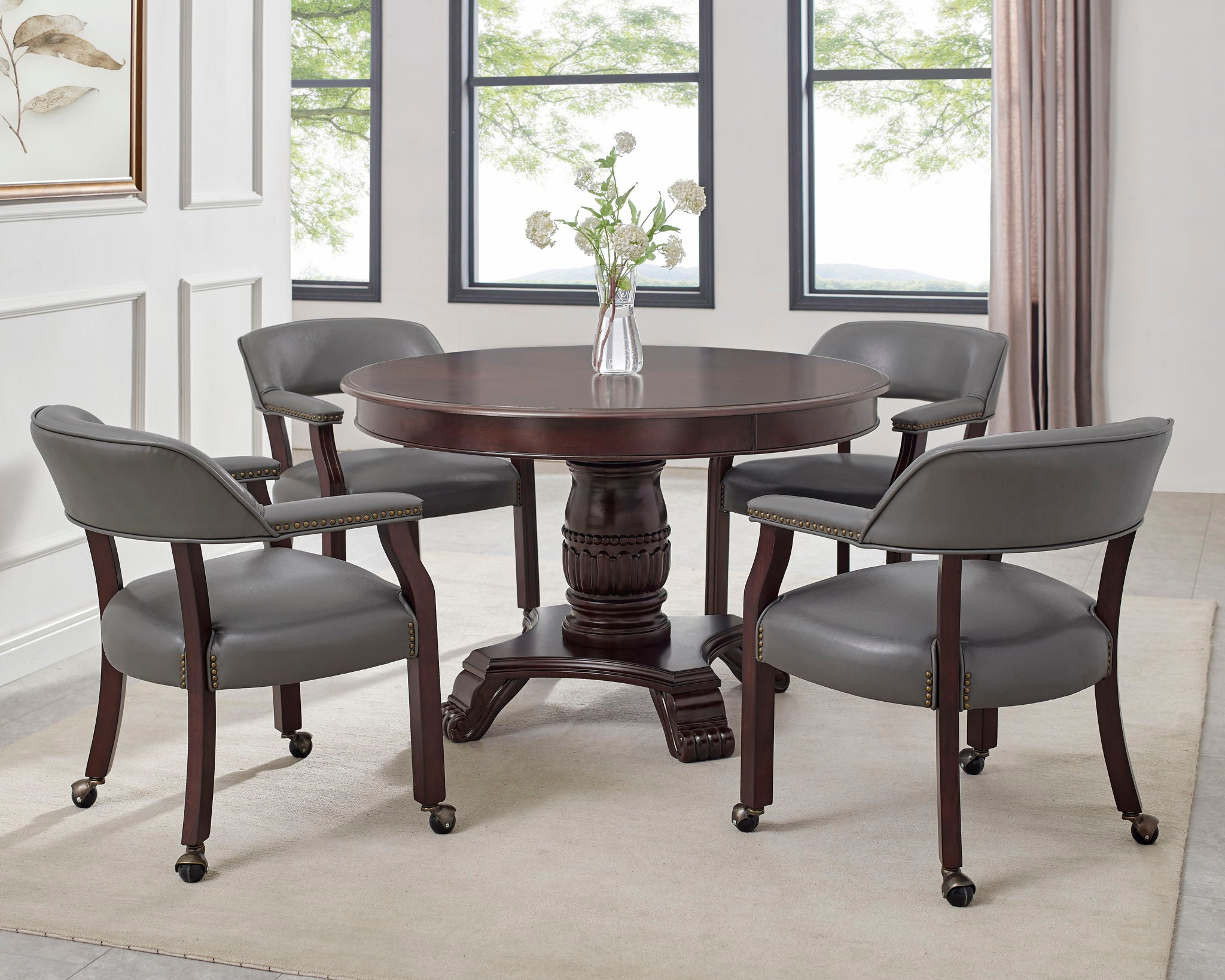 Tournament - Arm Chair With Casters