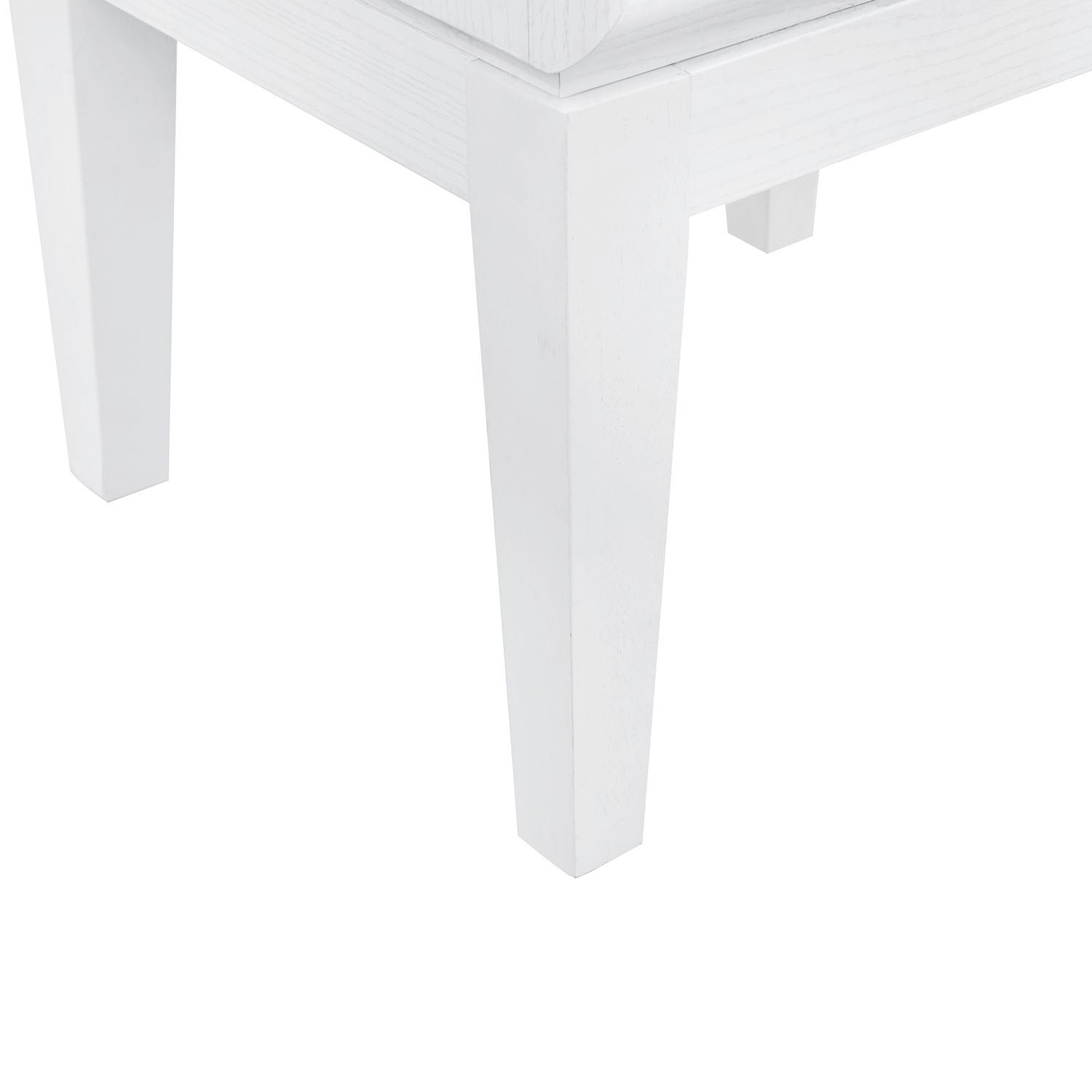 Reflections - Vanity Desk - Pearl White & Rhinestone