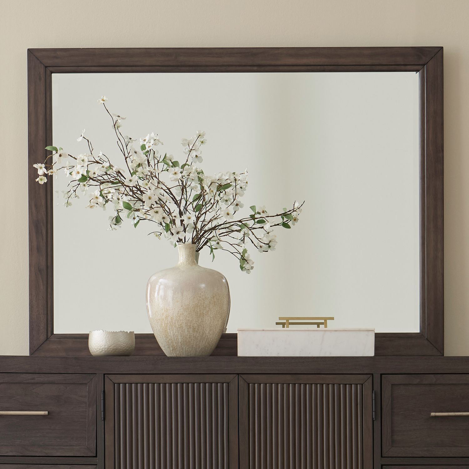 modern dresser mirror Liberty Furniture Modern Edge Landscape Mirror