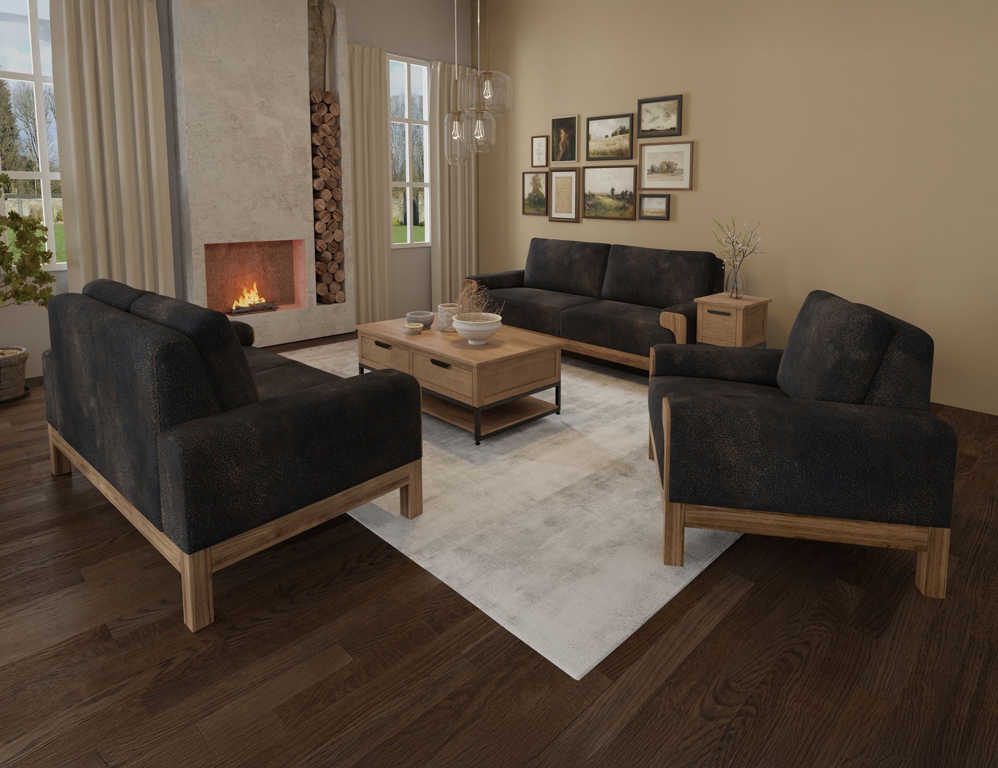 Sedona - Armchair - Licorice