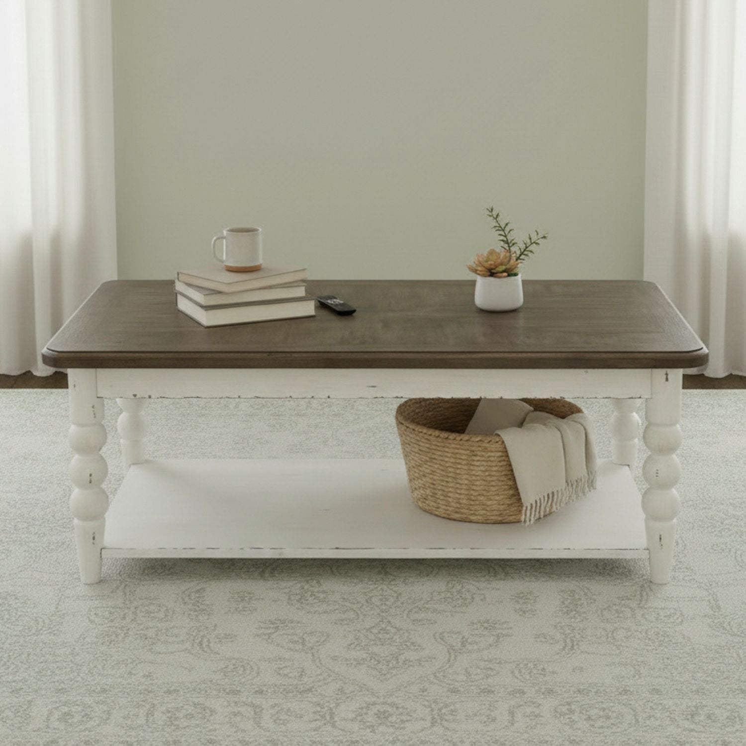 Turnberry Park - Rectangular Cocktail Table - White